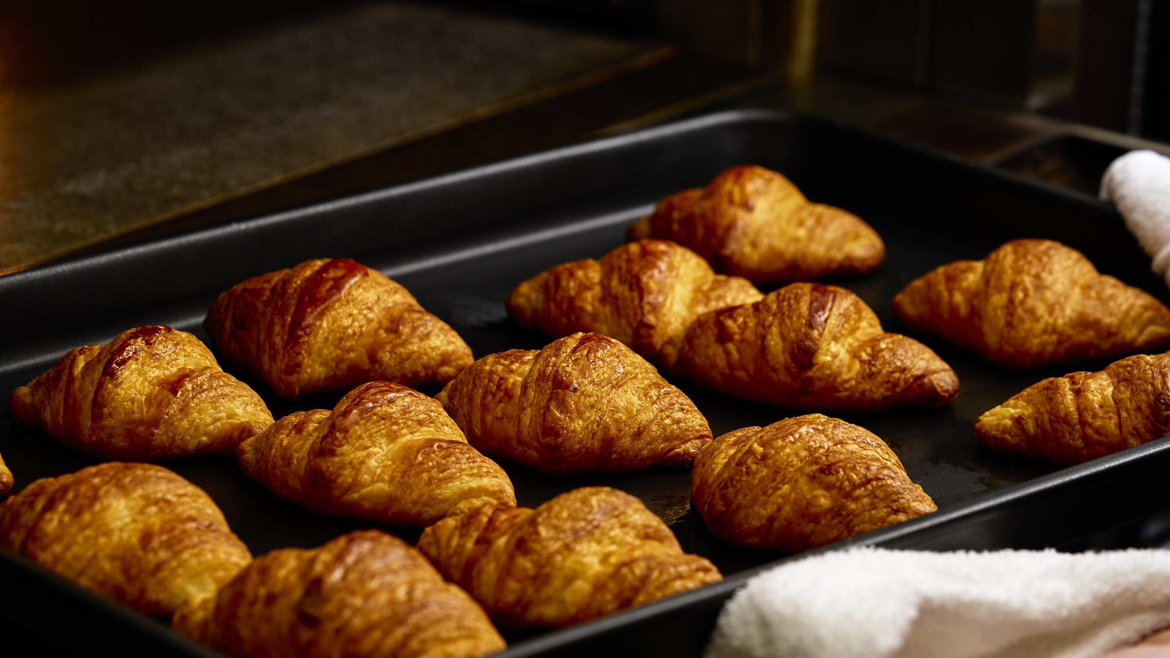 Bold Morning/Freshly Baked Croissants