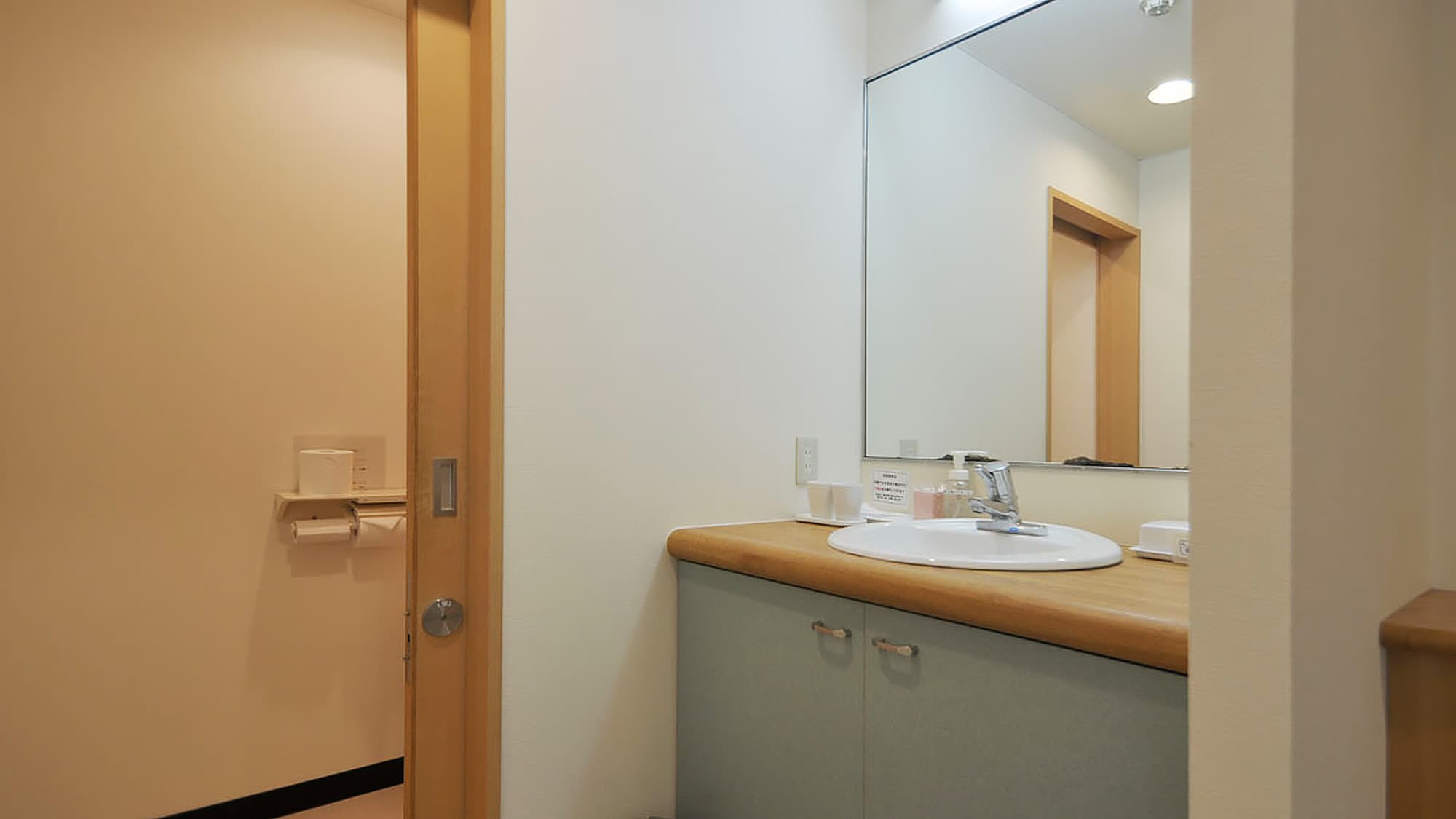 [Western-style twin room] Separate toilet and washroom