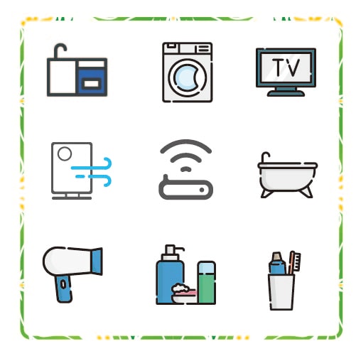 ◆ Guest room accessories