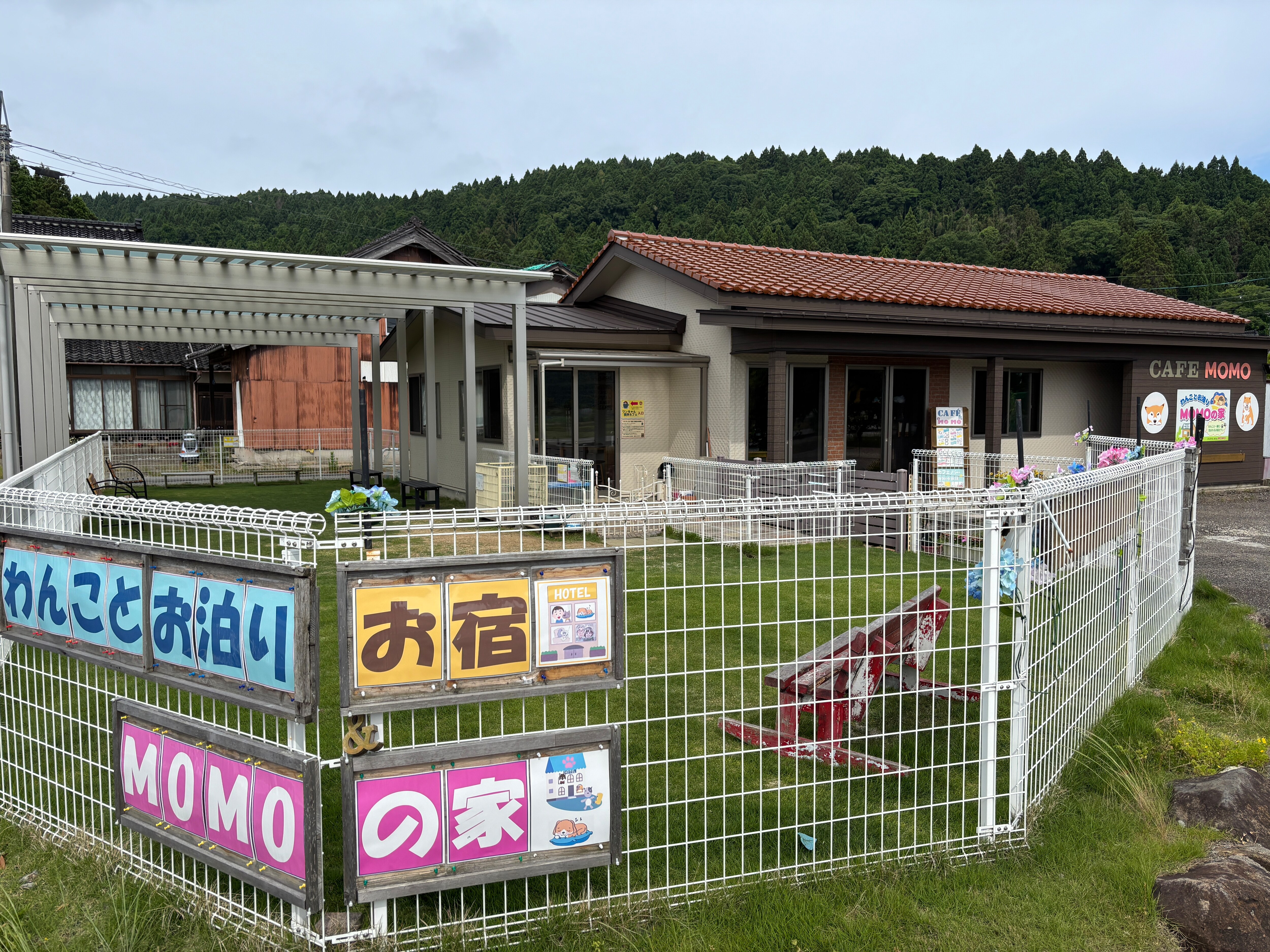 咖啡館、遛狗場和住宿