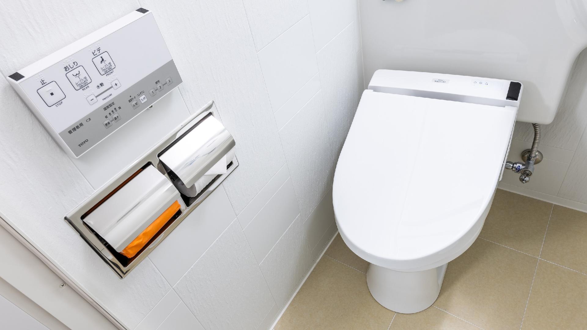 Dudukan toilet cuci air hangat