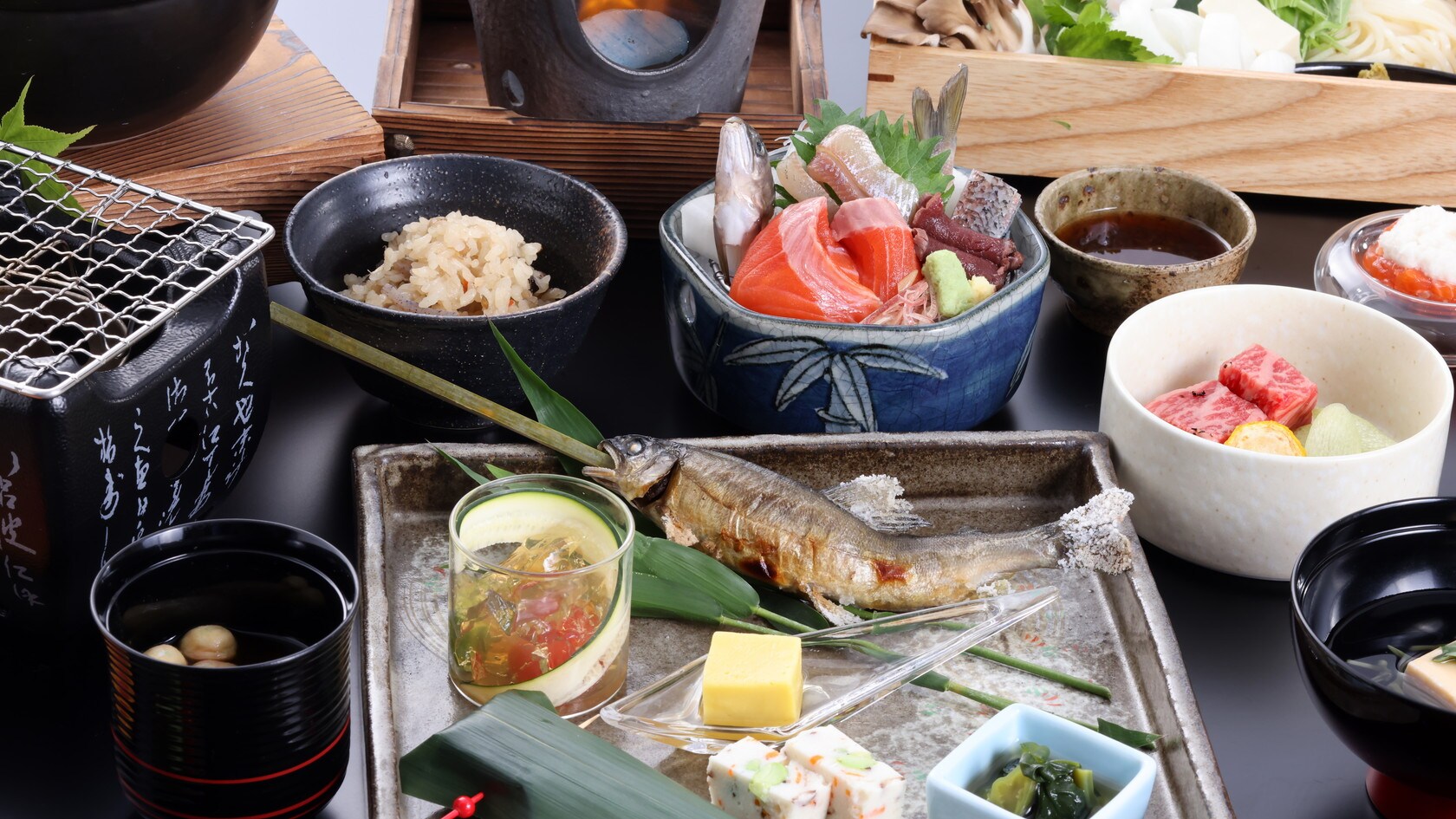[Summer Special Kaiseki Course Menu (Example)]