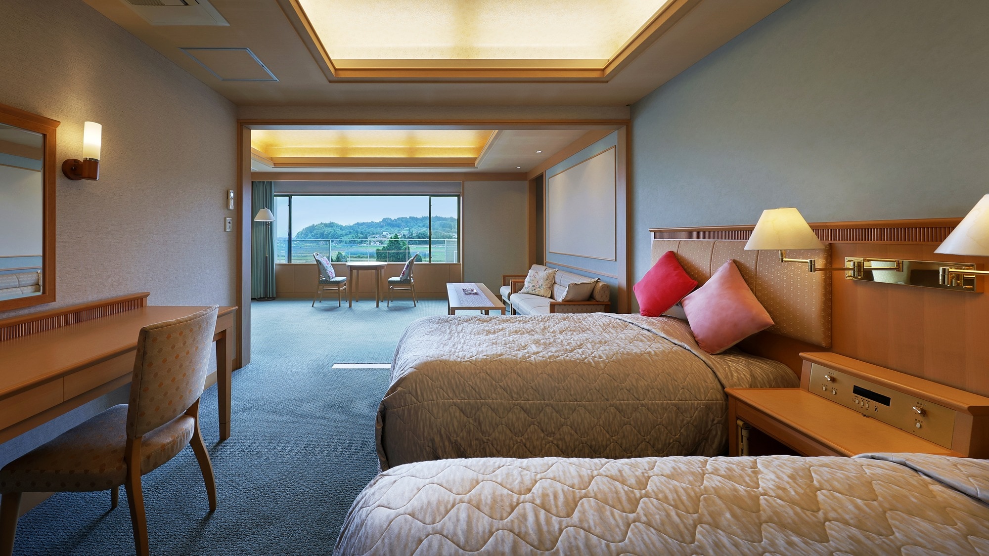 豪华双床房（带全景浴室）