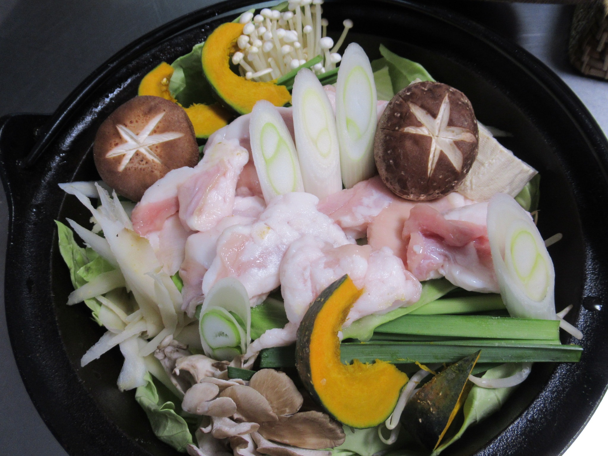 Furano Wagyu Beef Motsunabe (before cooking)