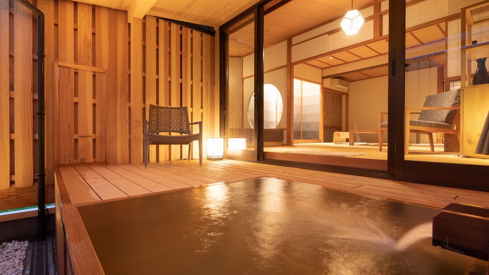 Room with open-air bath "Nadeshiko" open-air bath