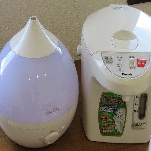 All rooms are equipped with a kettle and a humidifier.