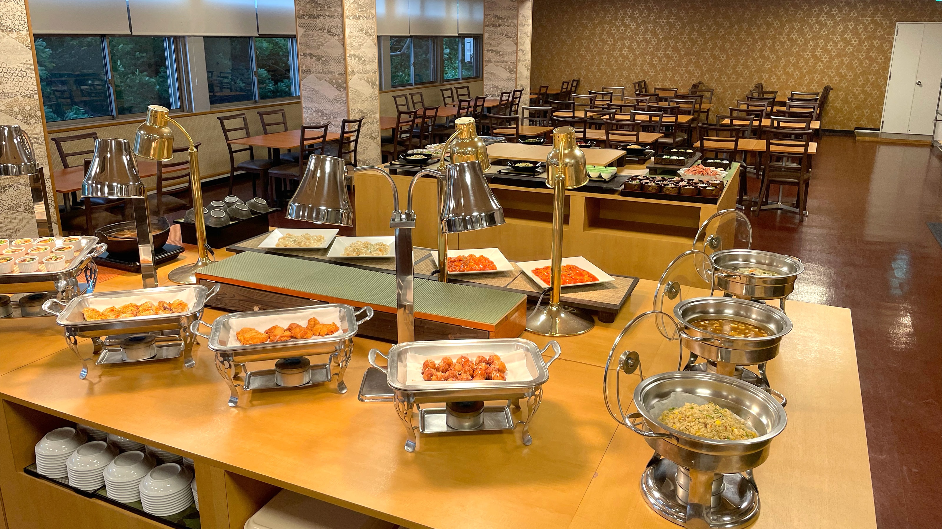 Một ví dụ về tiệc buffet tối
