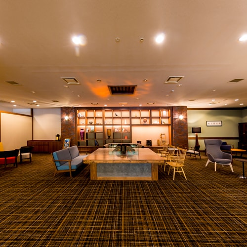 The lounge space was renovated in 2018.