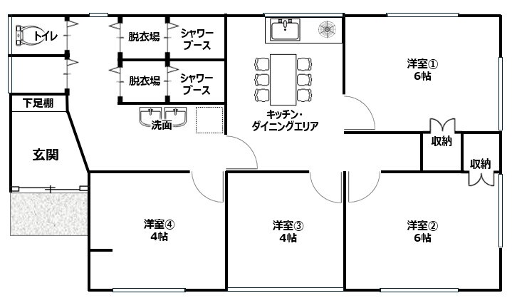 [COCOSIS] One-story building for rent in Senryu ★ No smoking inside