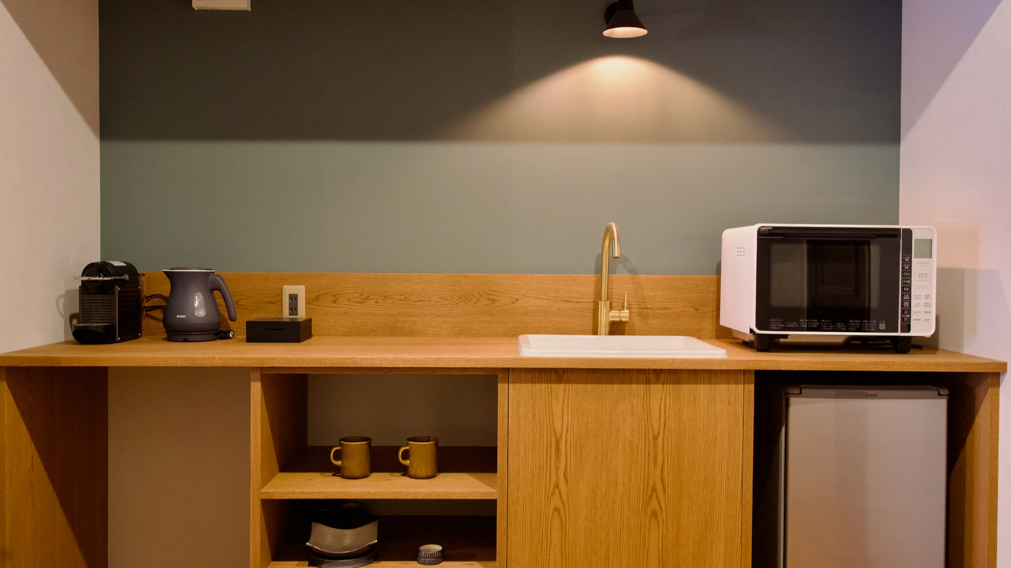 New building Cha-1 (60 square meters) Mini kitchen image: Equipped with easy-to-use facilities