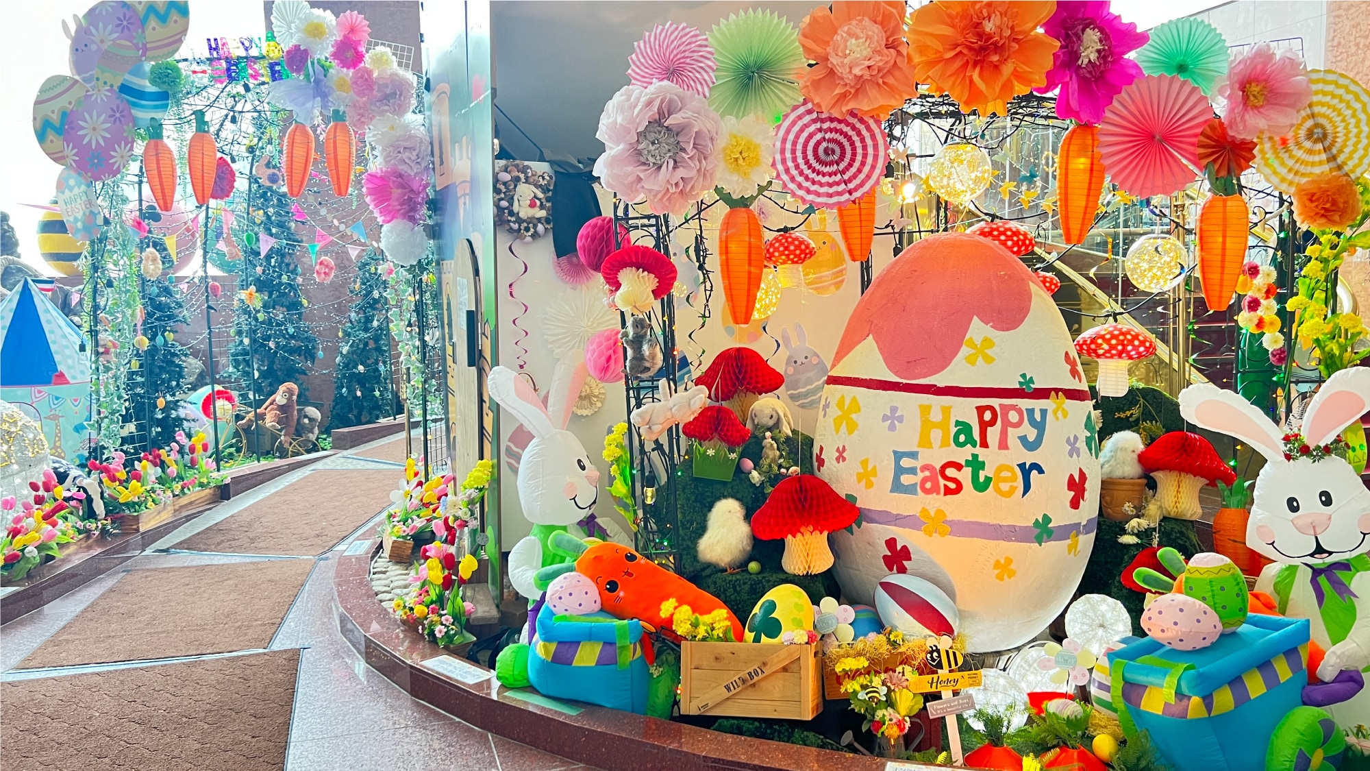 【スプリングフェスタ】館内が鮮やかに彩られるイースターカーニバル！
