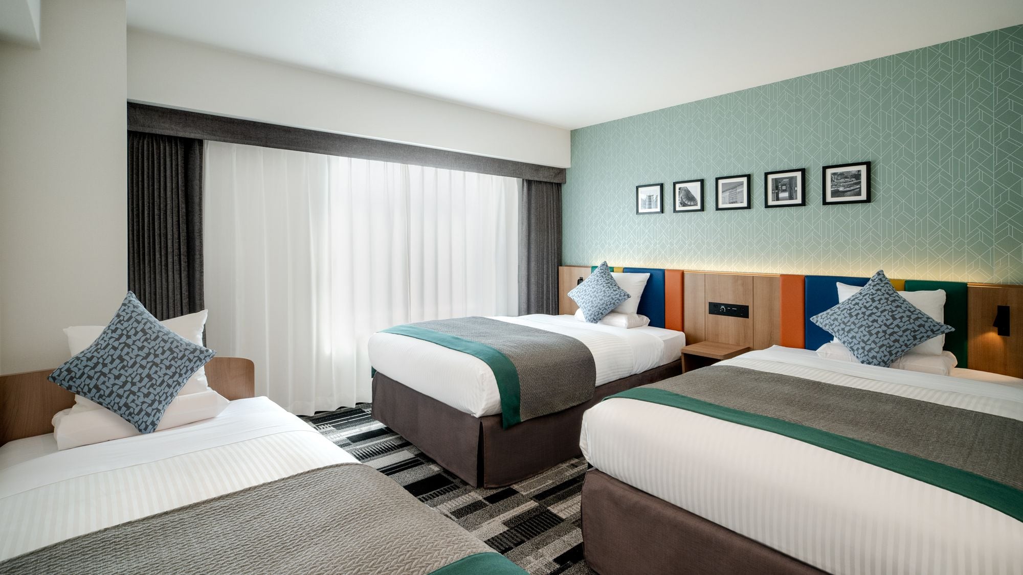 全新裝潢舒適三人房 ◇ 24平方米