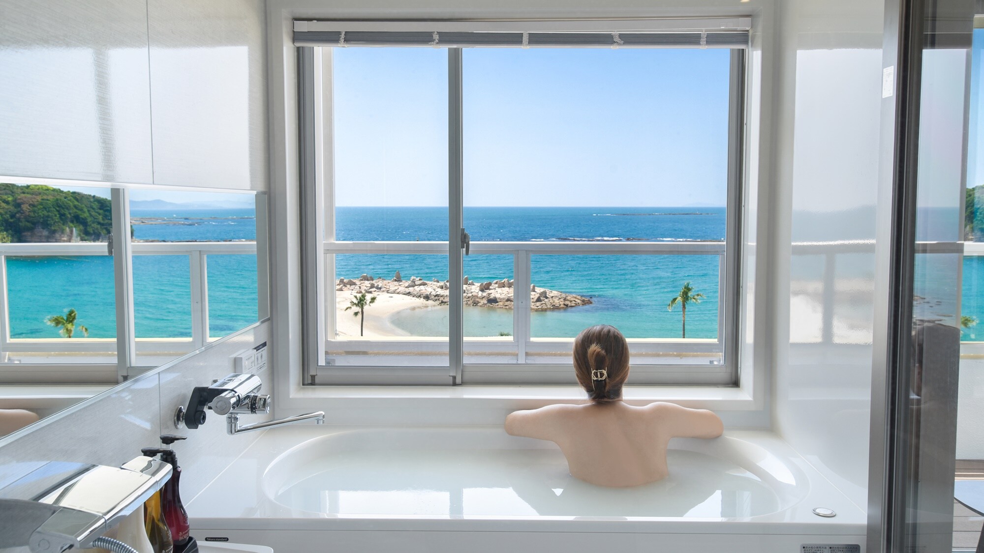 *[Nami no Aya premium room with sea view Mirabus] Mirabus Airless Jet