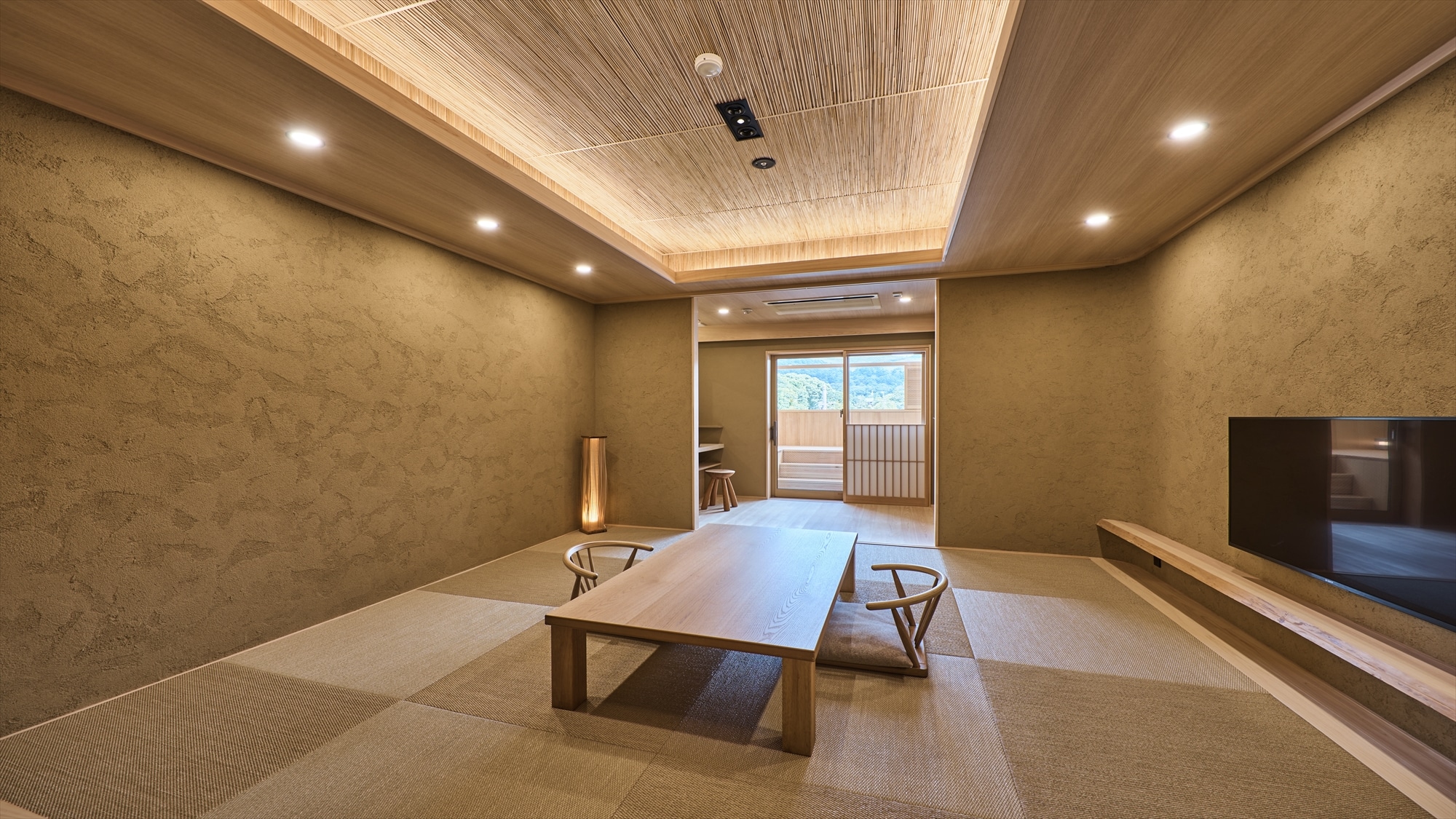 [306] Guest room with an open-air bath with a view of Mt. Wakakusa in Todaiji Temple 《Tsuchi》