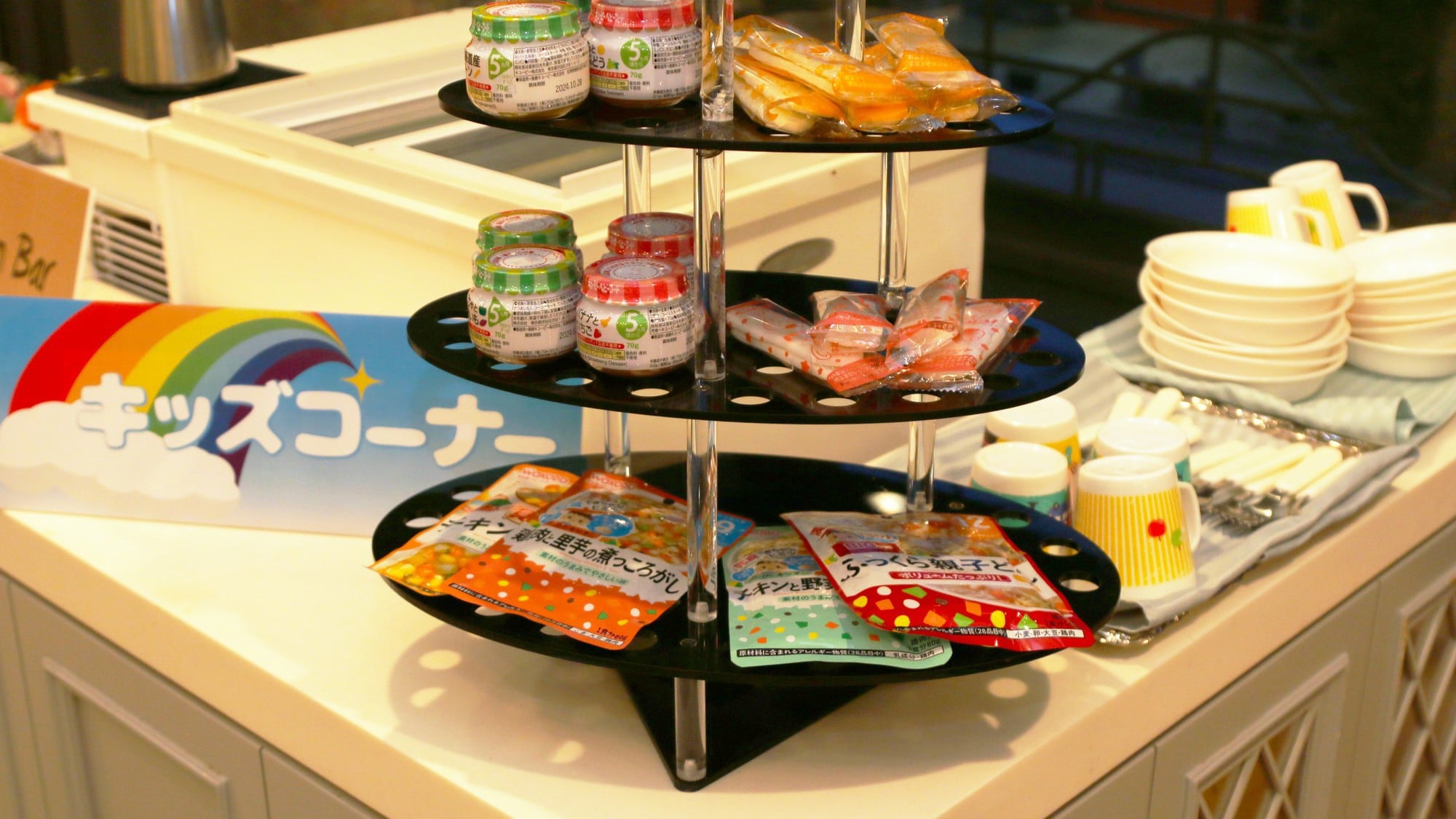 아침 식사 뷔페 작은 아이도 안심♪