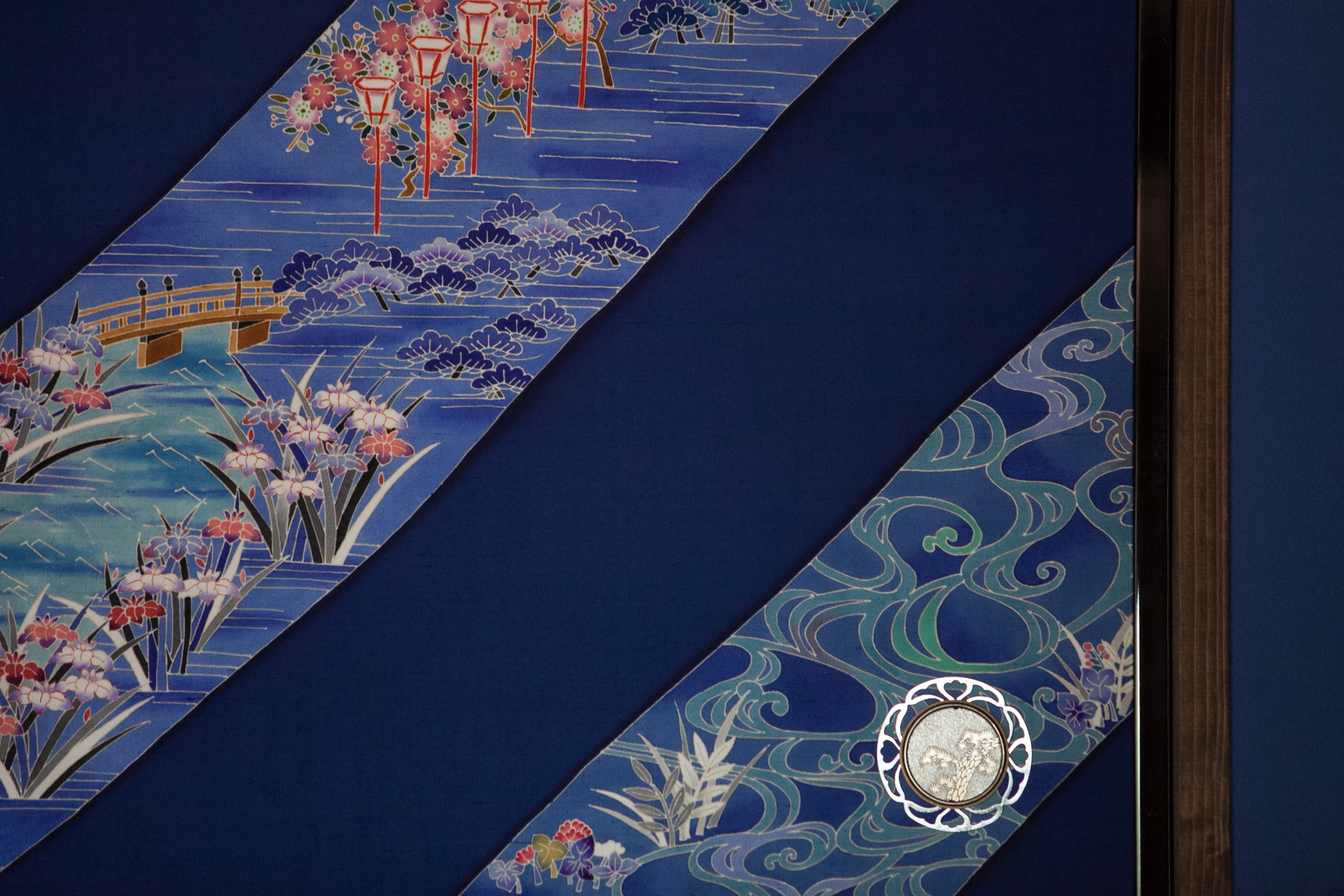 Close-up of Yuzen Nagashi