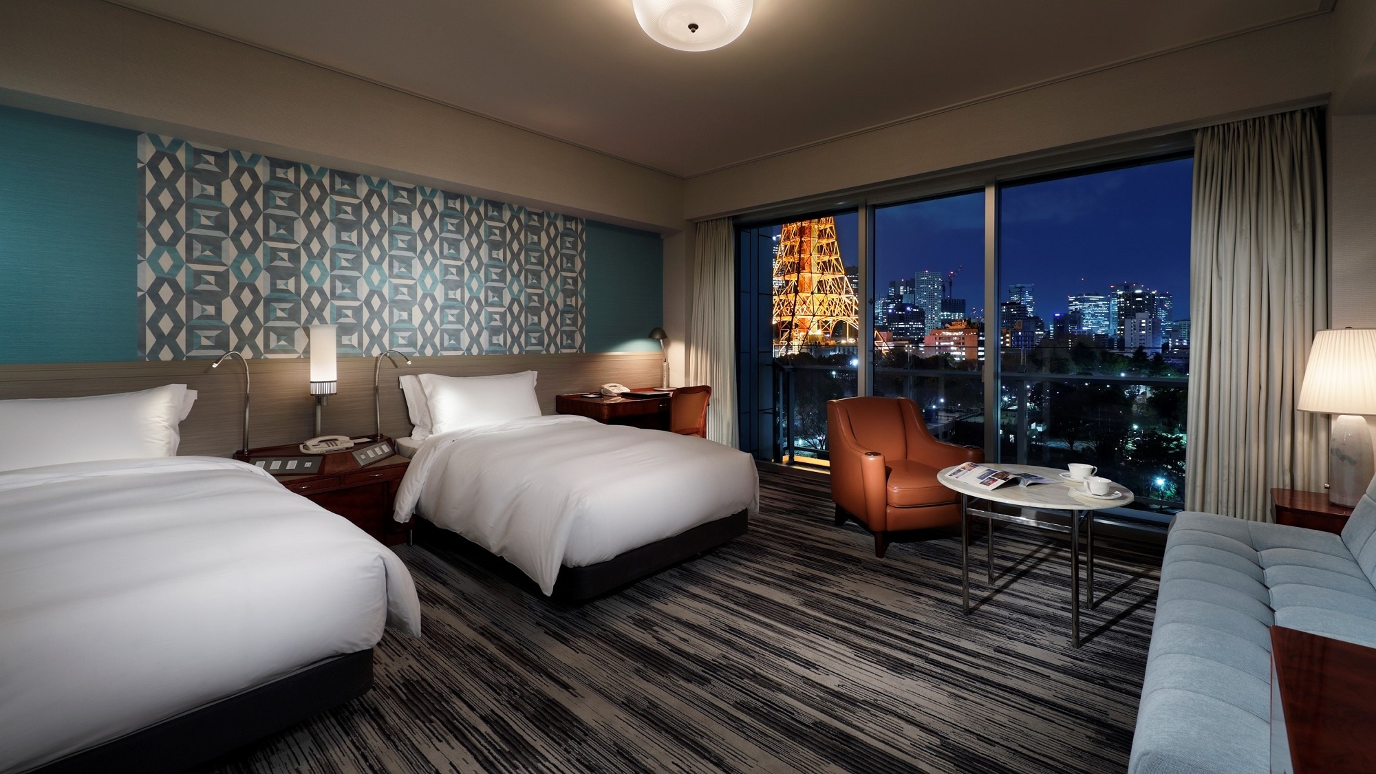 Deluxe Twin Room (3-18th floor, 38 square meters) Tokyo Tower side