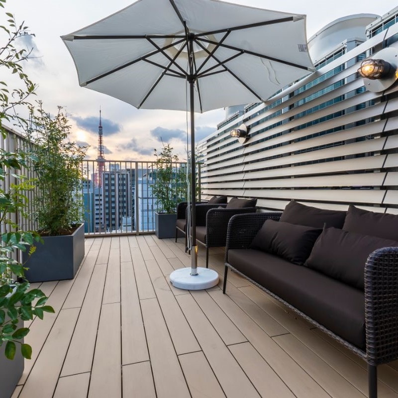 Rooftop terrace