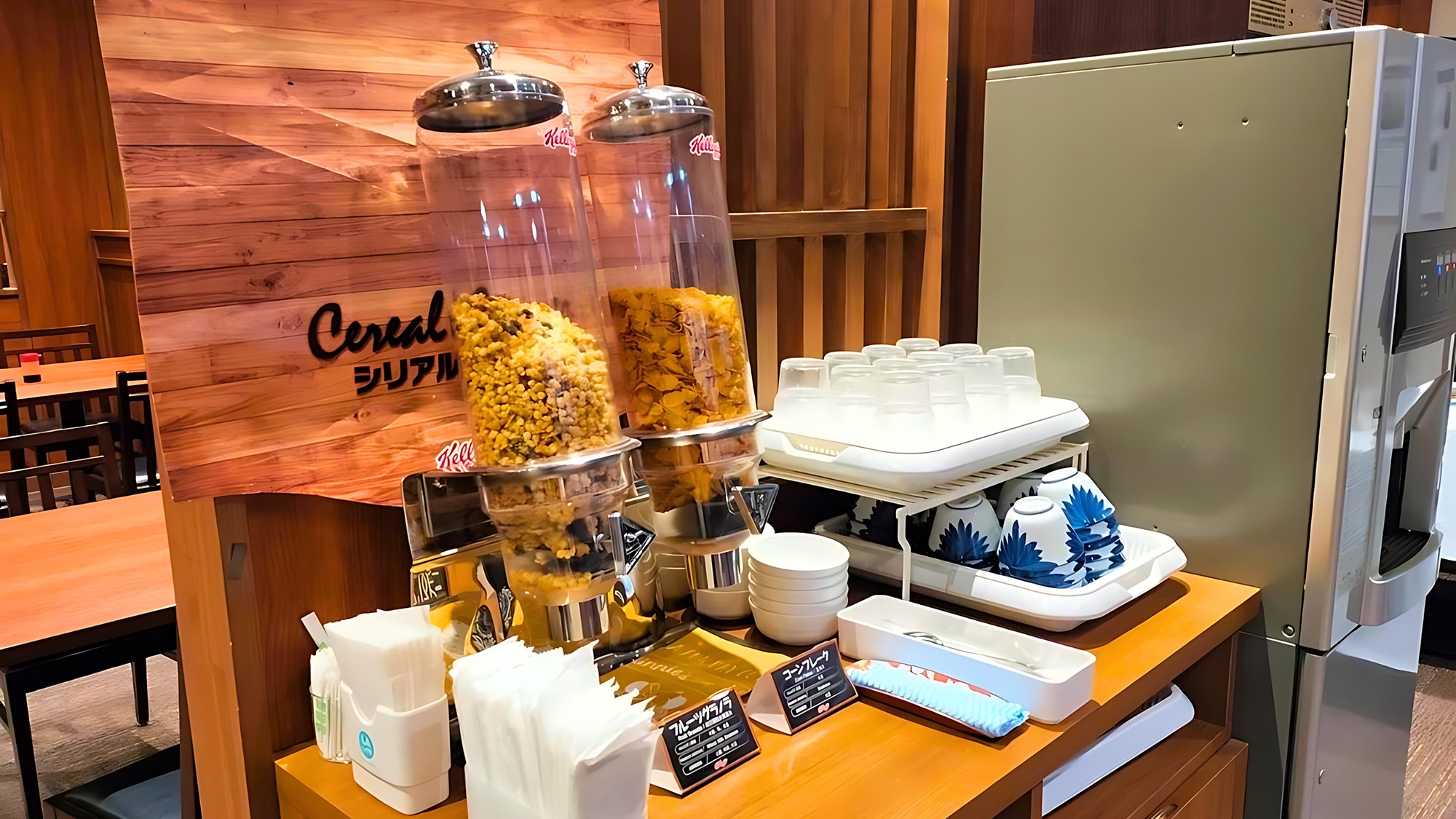 Healthy breakfast buffet: carefully selected dishes that are good for your body
