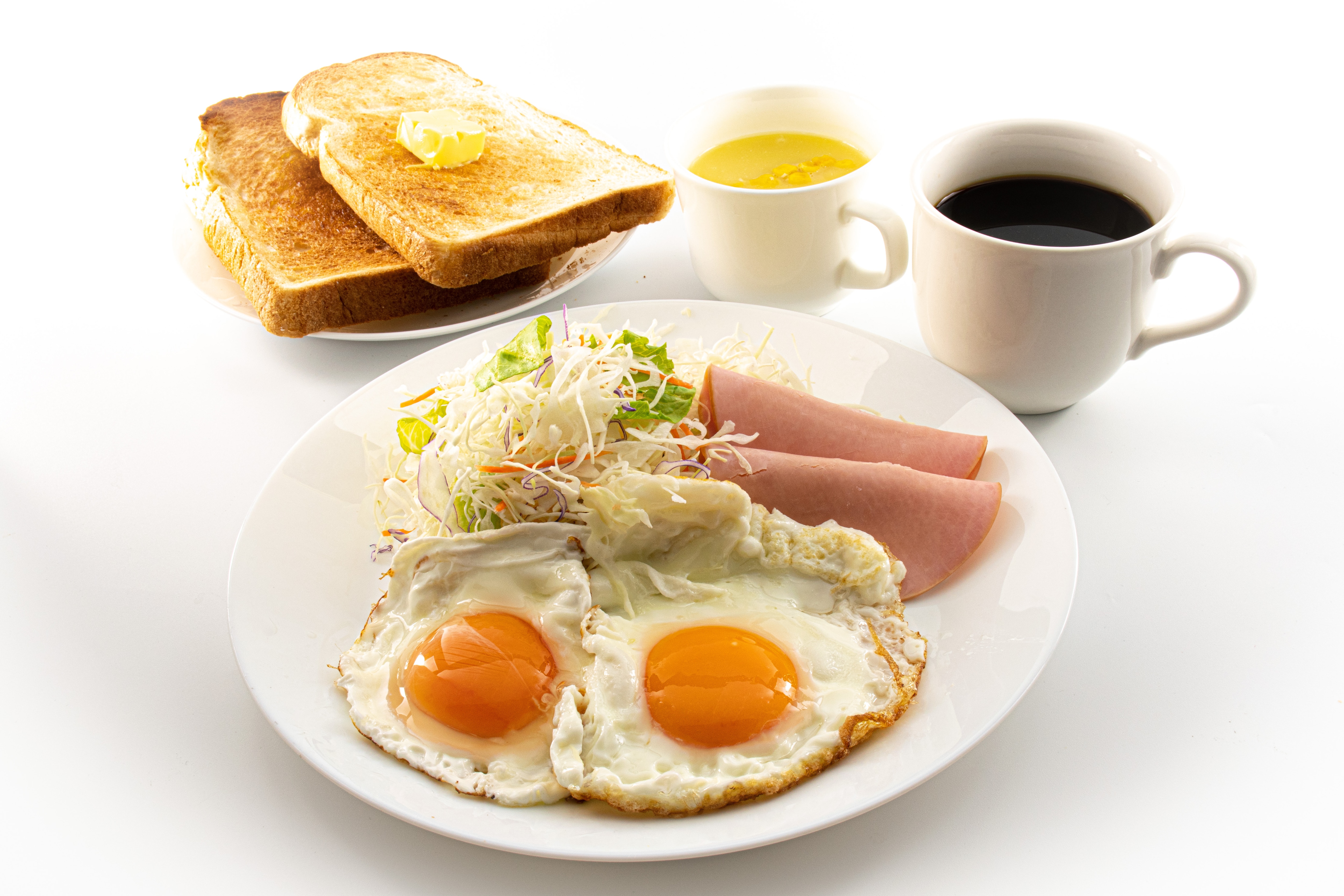Cooking example of light breakfast