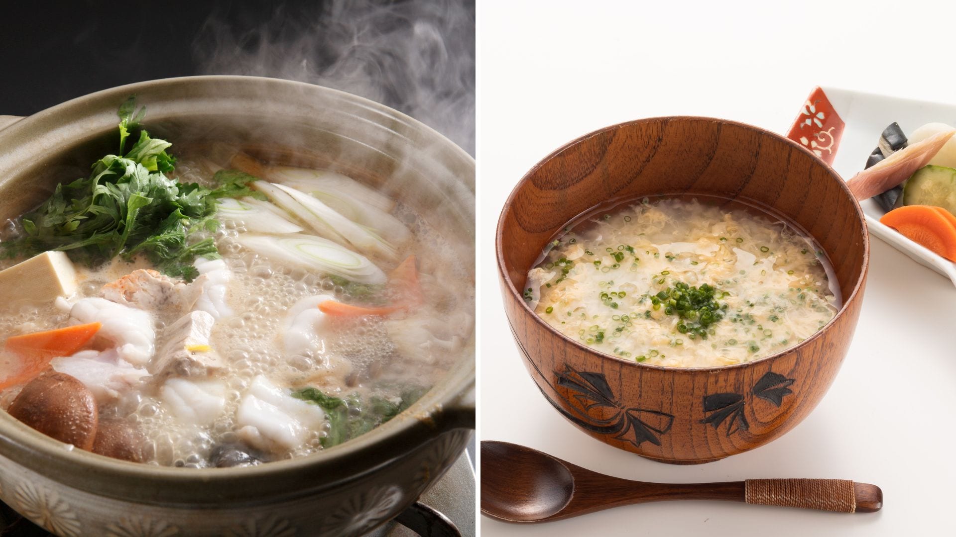 “Nabe” Fuguchiri Nabe，“Rice” 〆 米粥