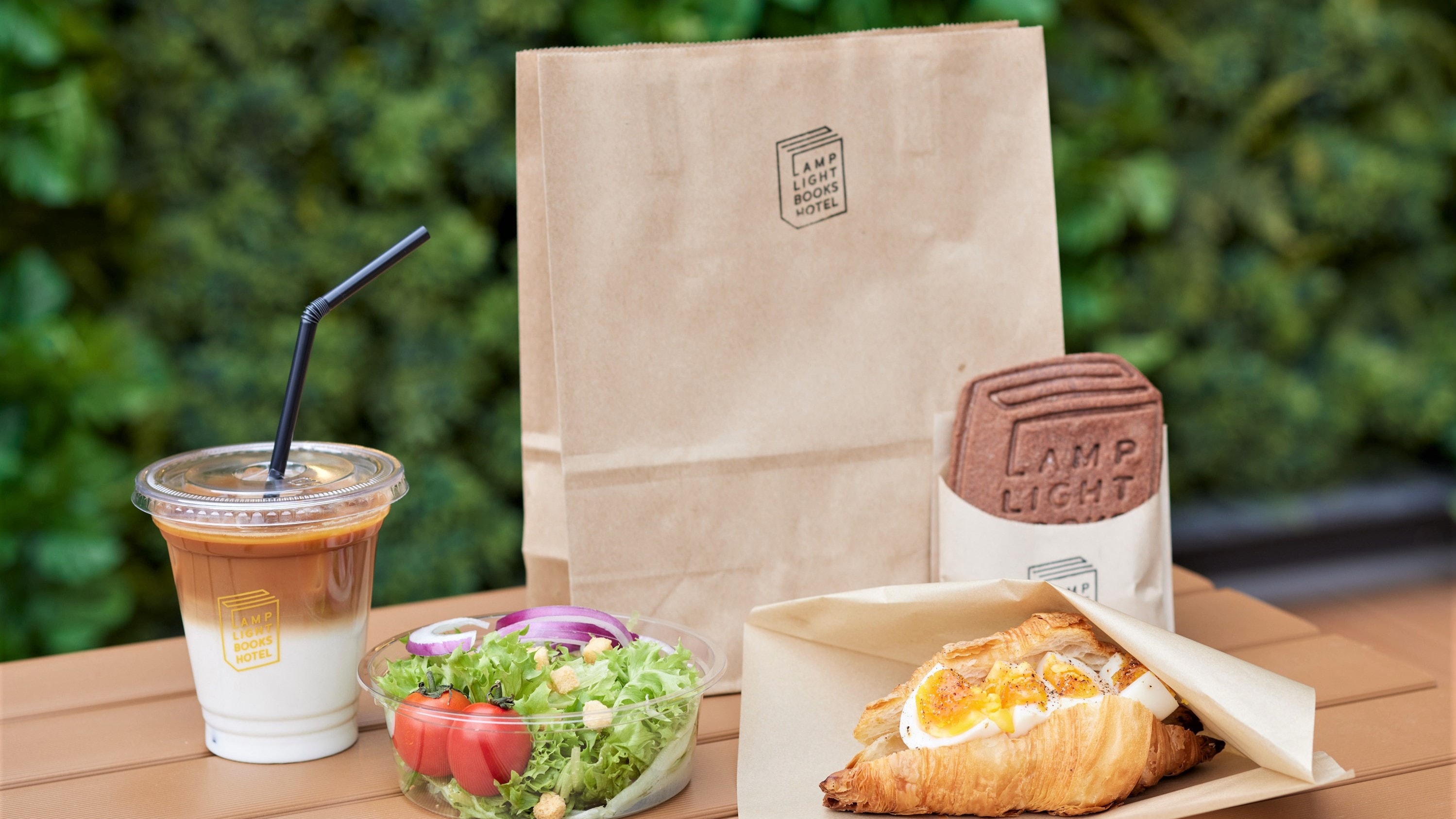Breakfast layout example-Take-out style- * Image