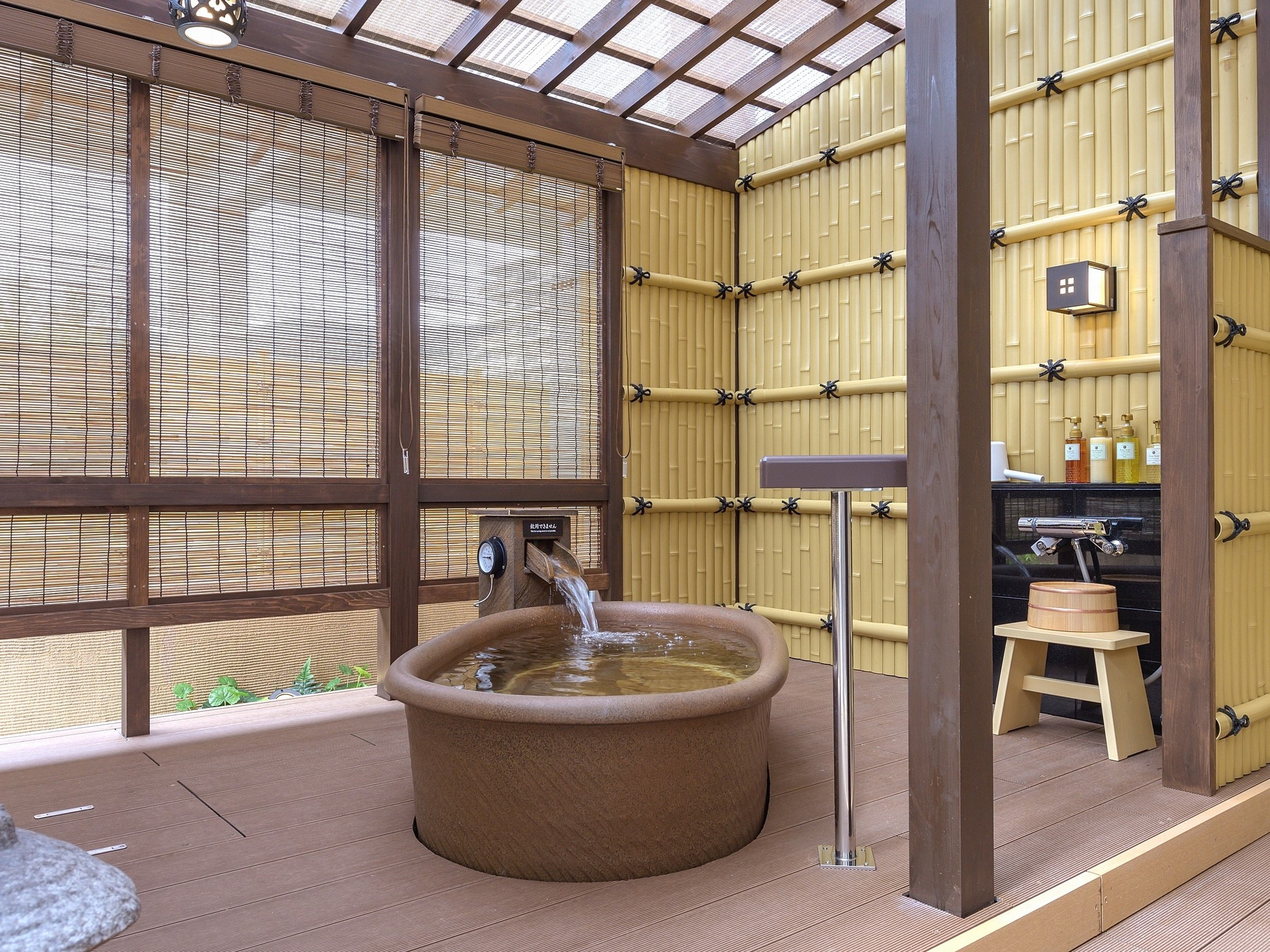 @Hot spring building 3rd floor Japanese-Western room with open-air bath