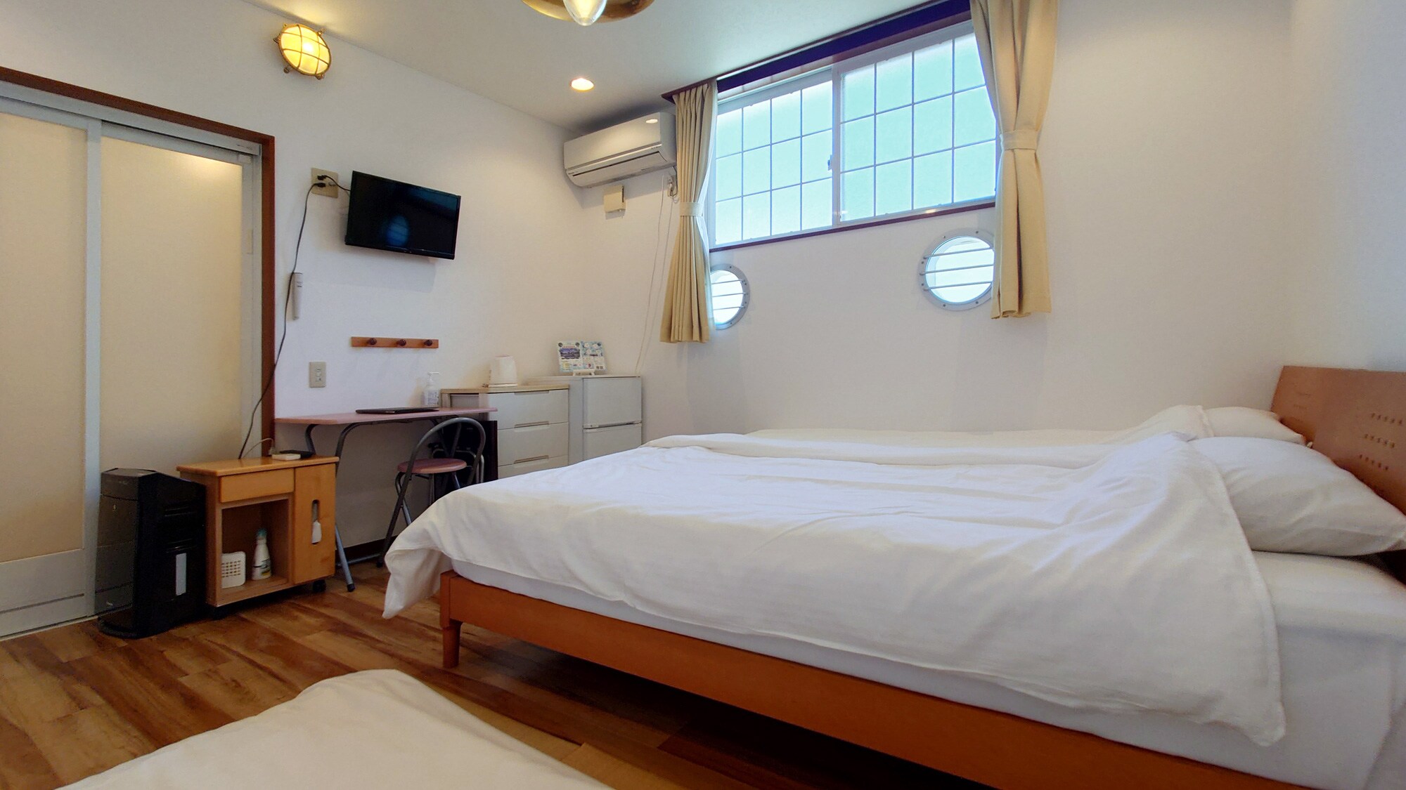 [1F Villa Twin Room Barrier-free] A functional and comfortable room.