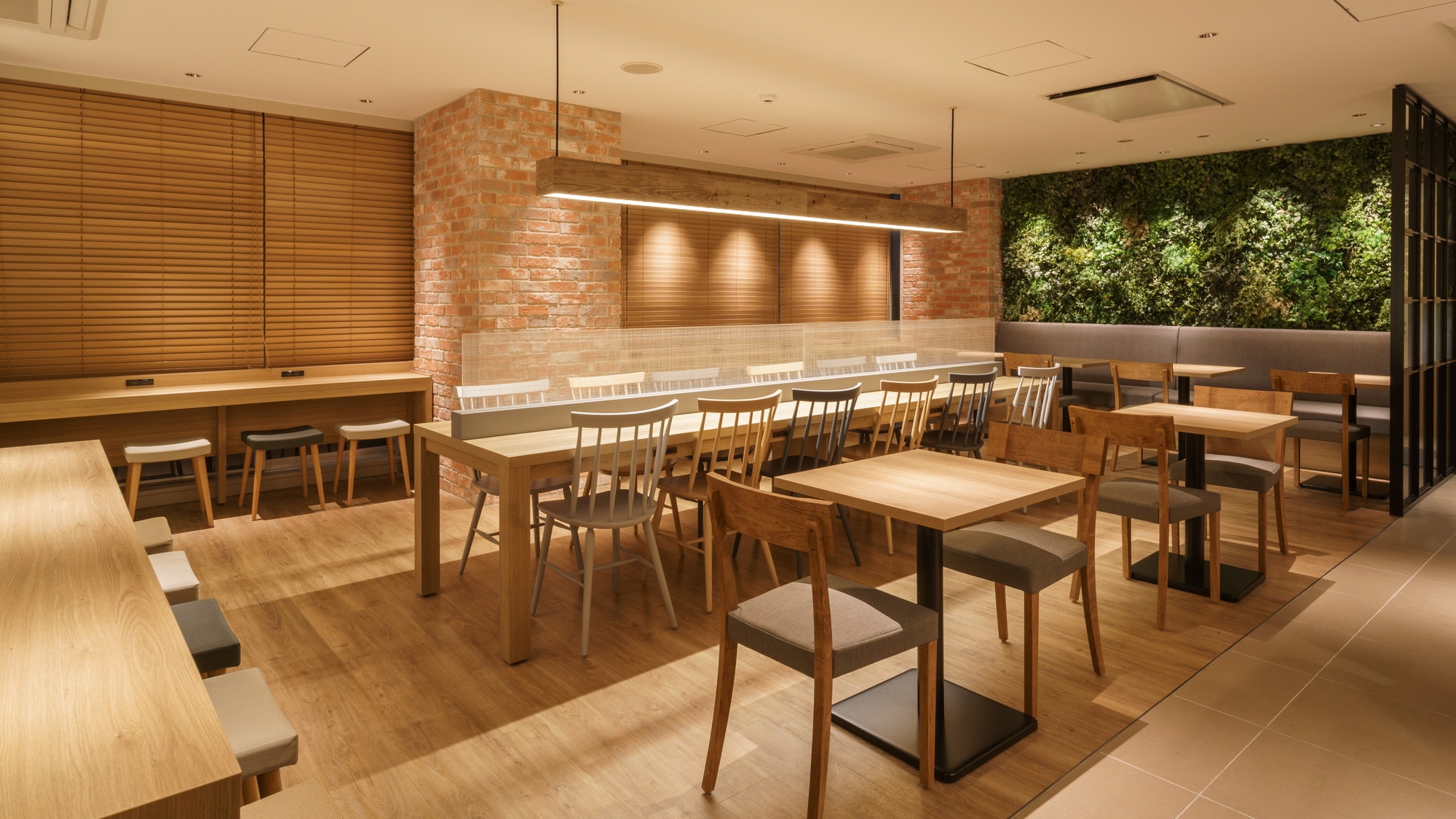 It is a relaxing and comfortable space.