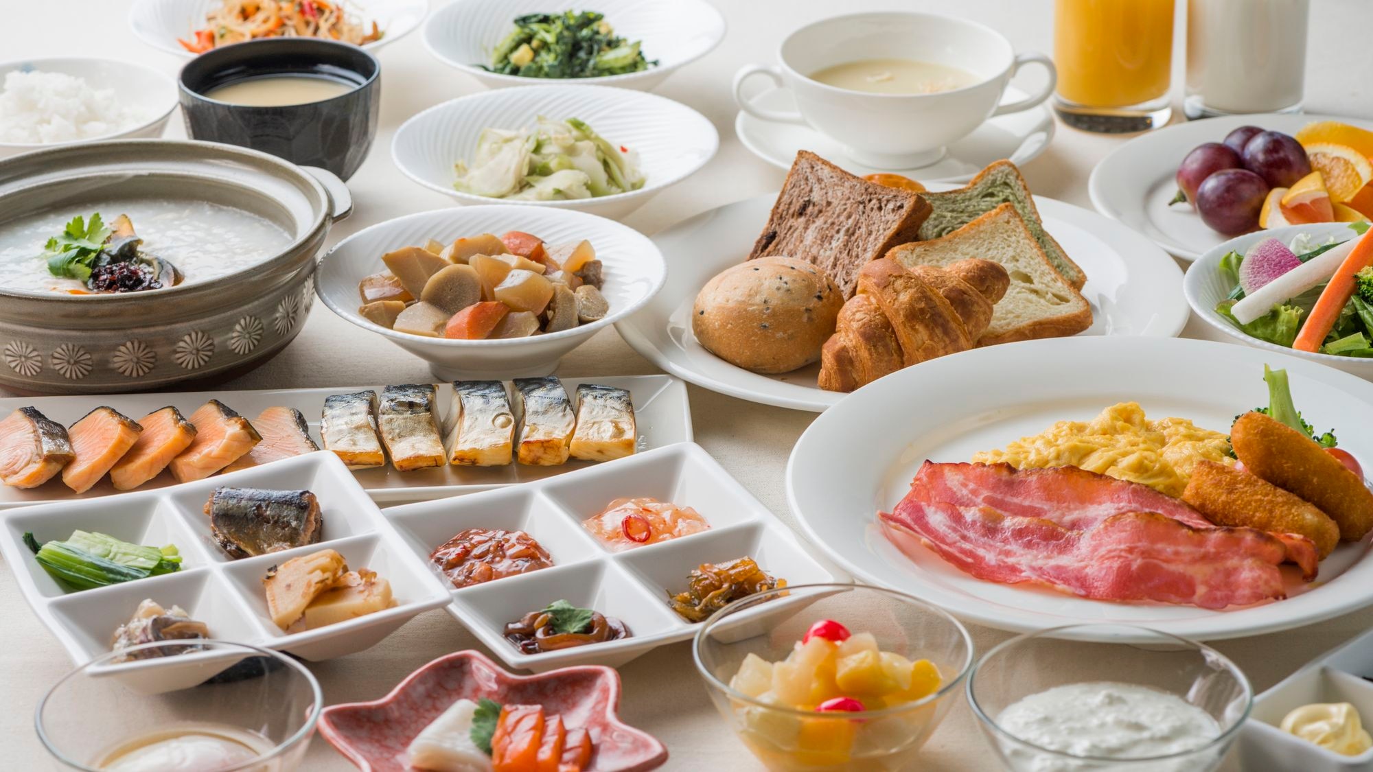 ■조식■일본식, 서양 뷔페(7:00~10:00※9:30 라스트 오더) 아침 식사 이미지