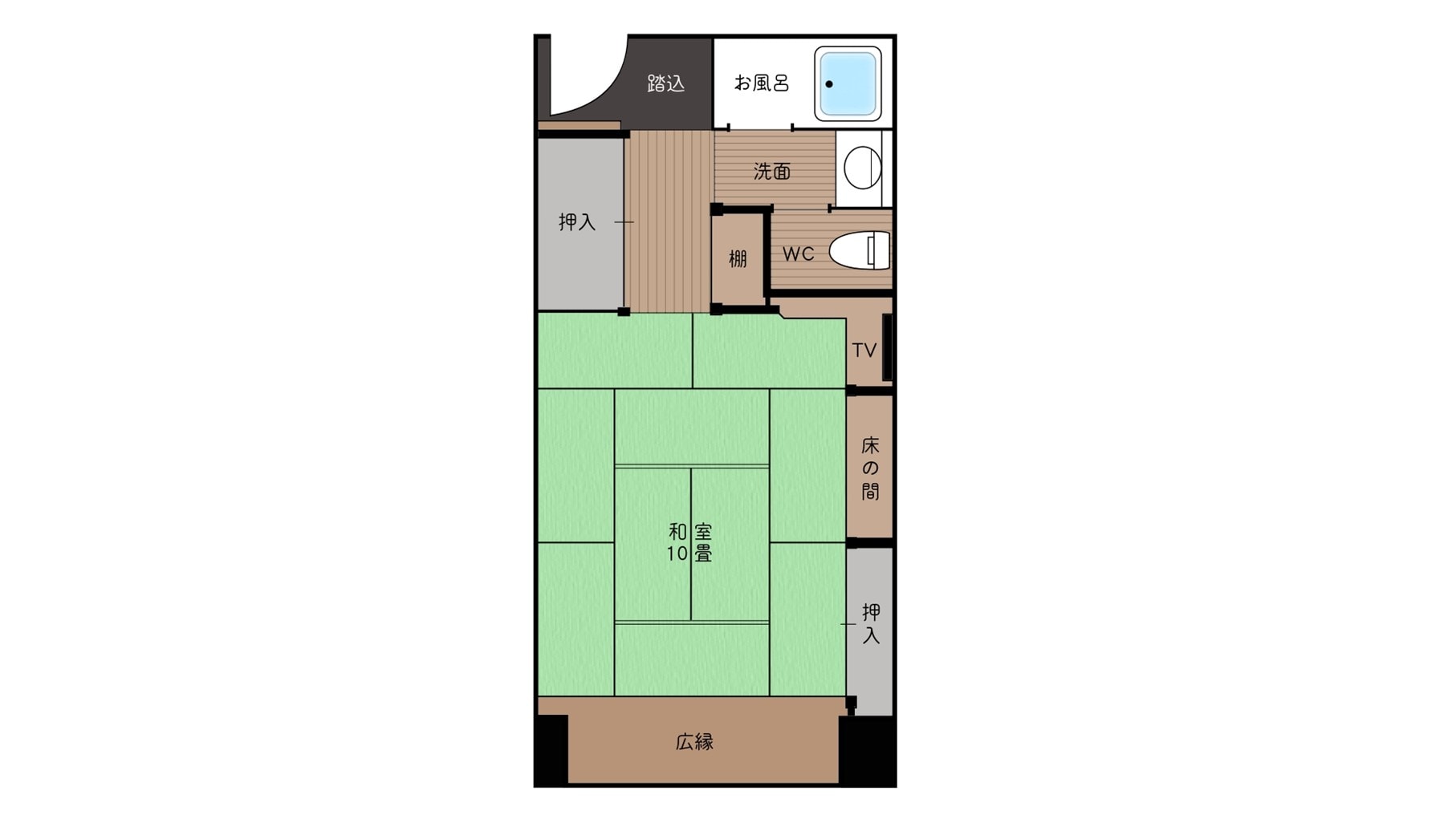 4.5F Mt. Fuji side Japanese-style room 10 tatami mats [Standard]
