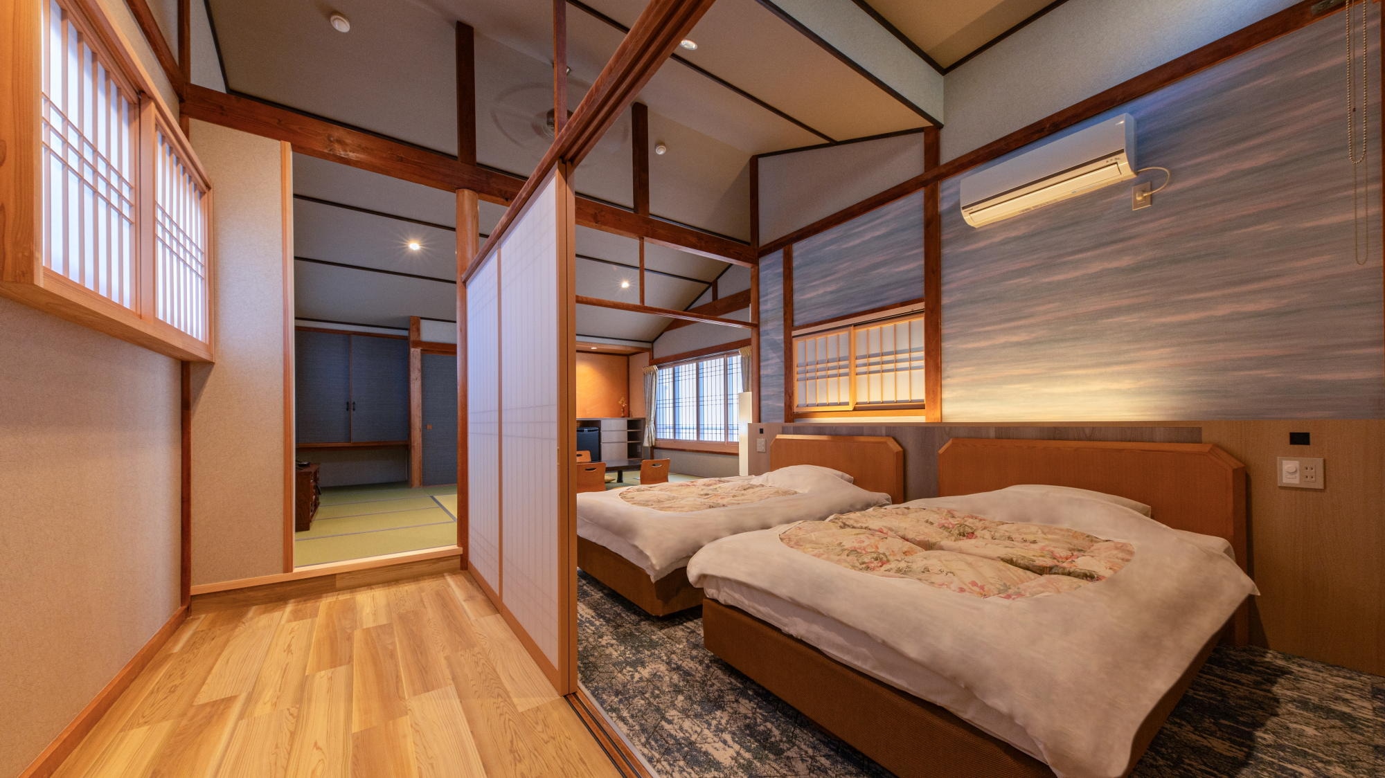Lodge Japanese-Western room panoramic view