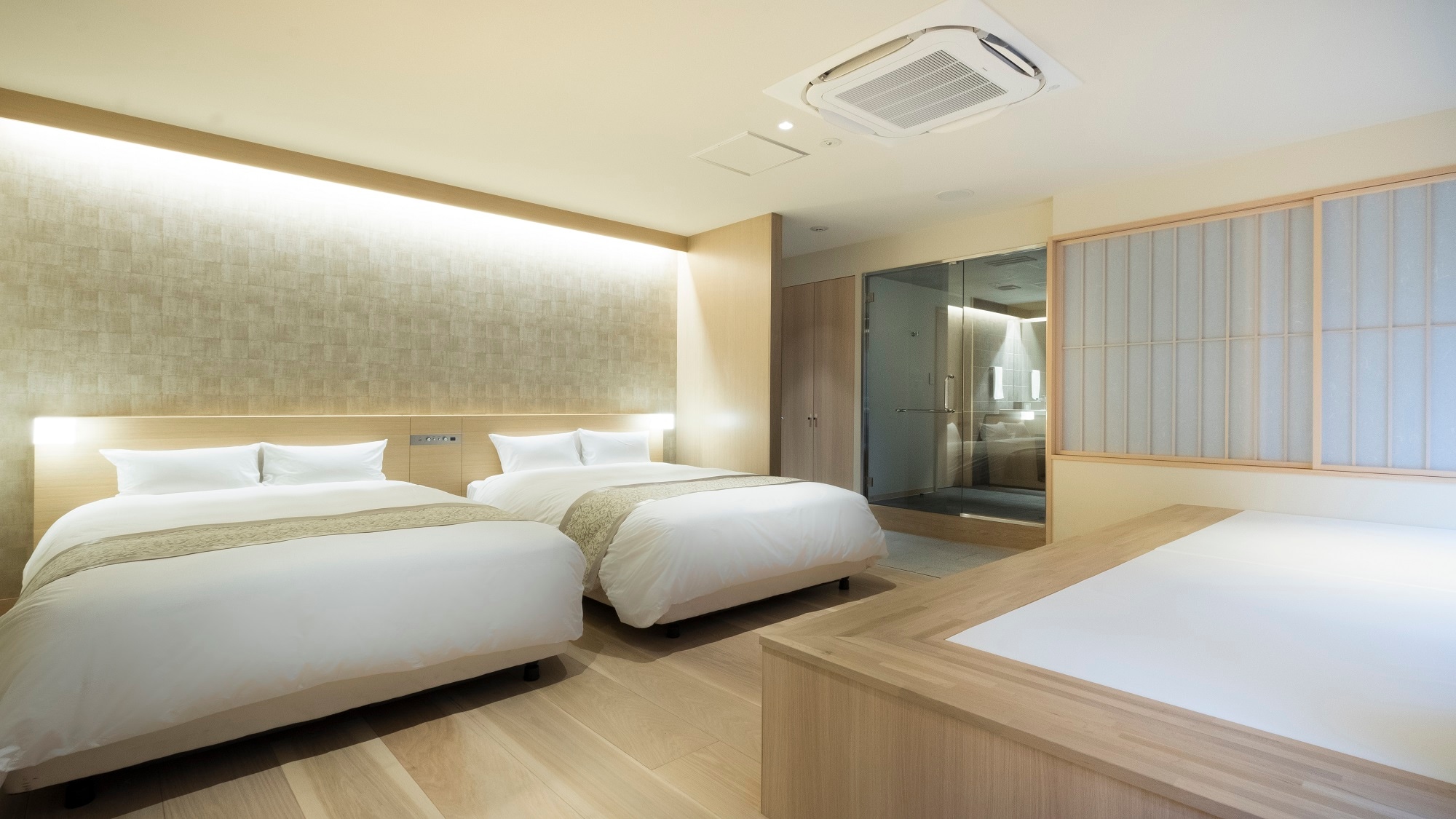 Deluxe Twin - With semi-open-air bath -