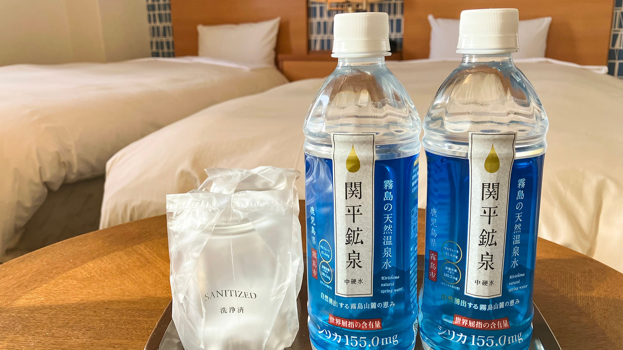 ・[Sekihira Mineral Water] Mineral water is always available in the room