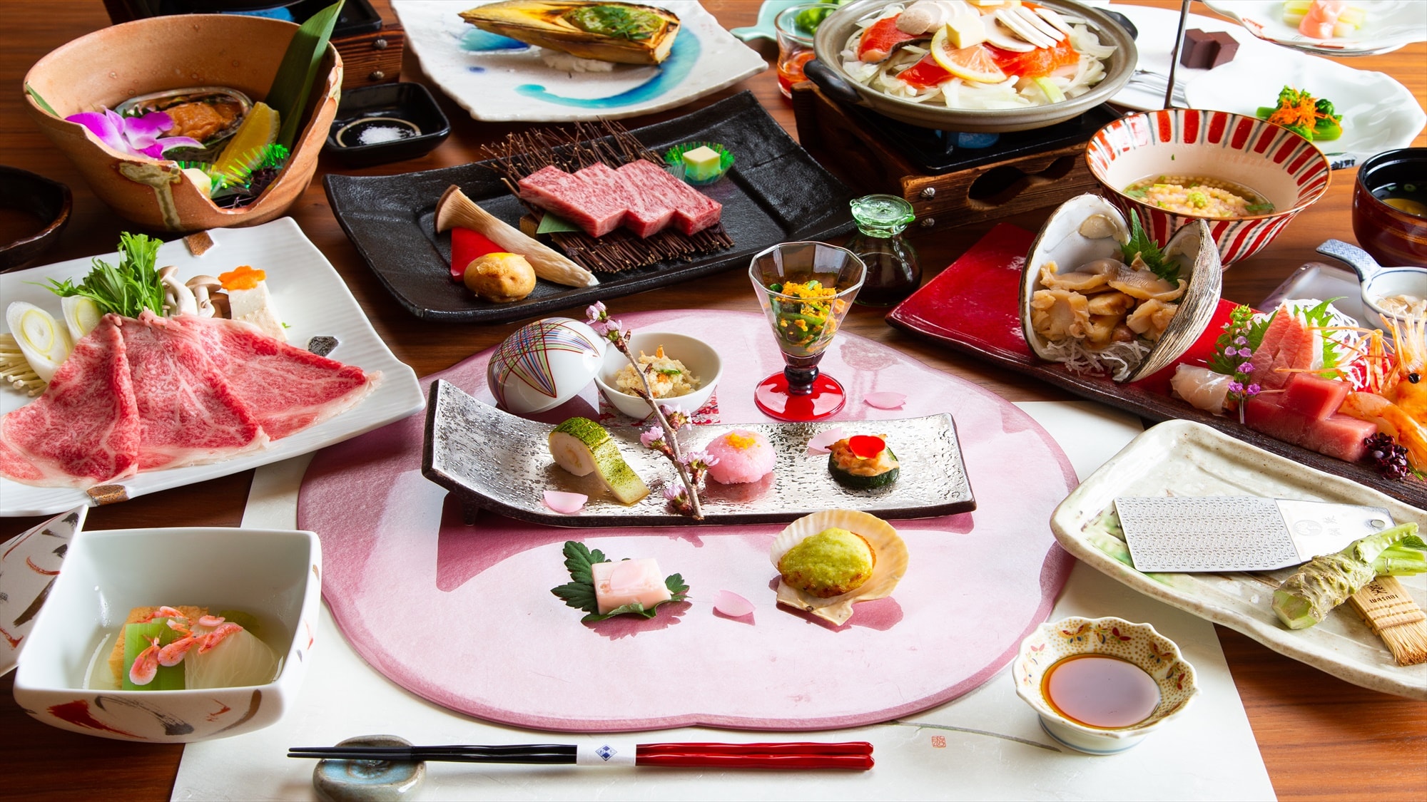 An example of a gastronomic set