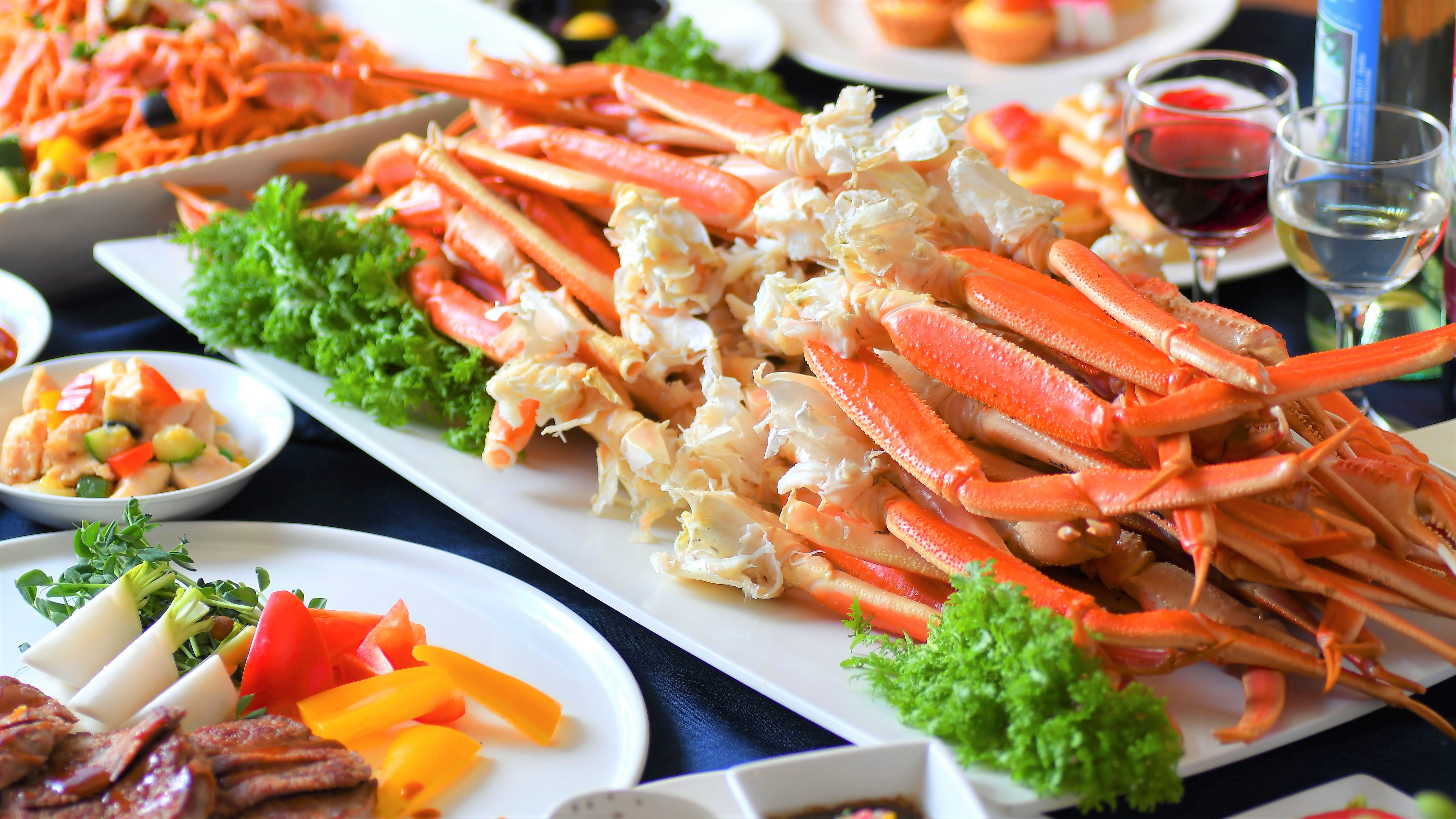 Japanese, Western and Chinese dinner buffet