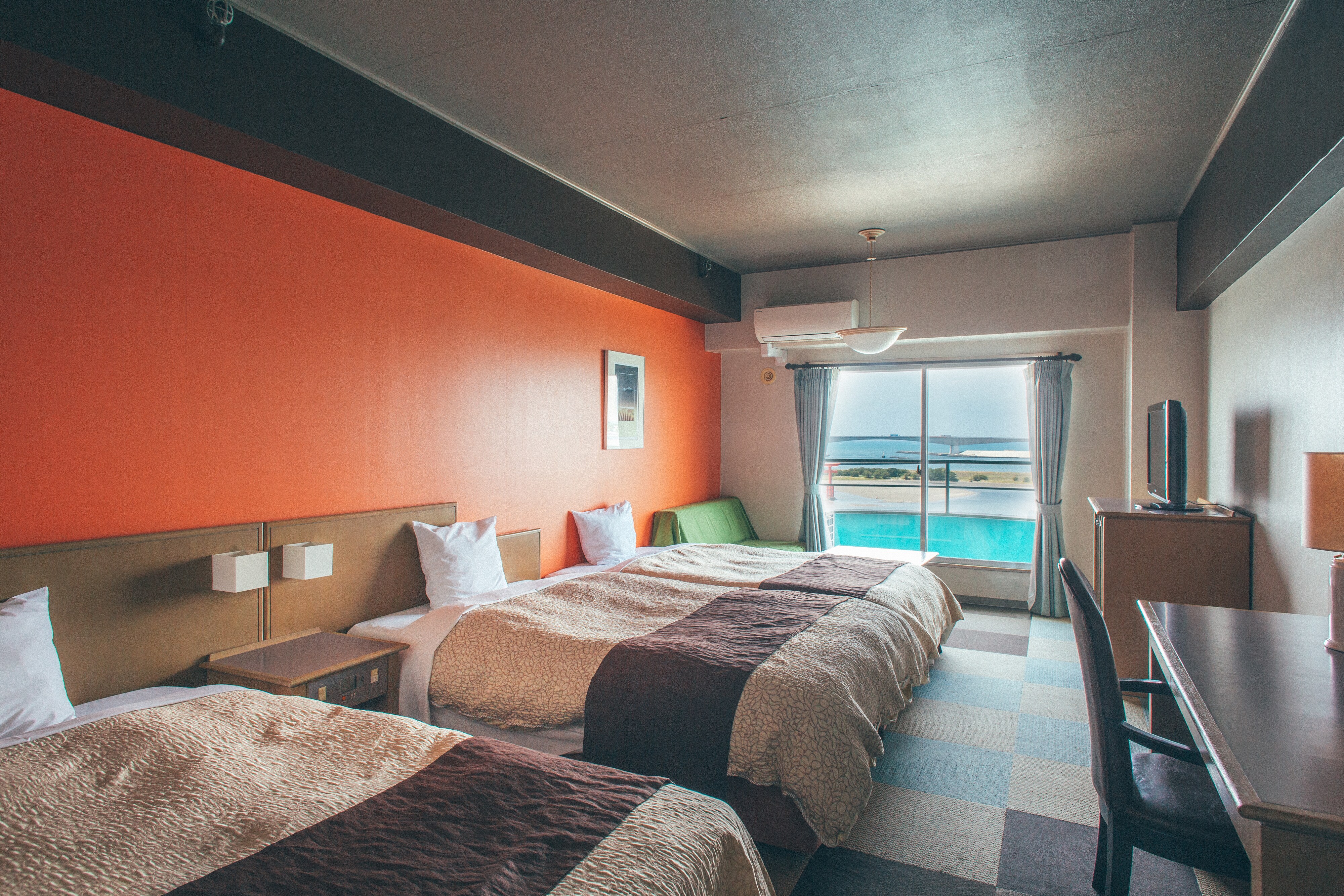 Ocean view ◇Western-style twin or triple