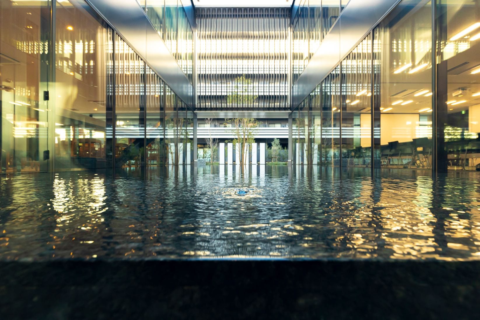 一樓大堂水景