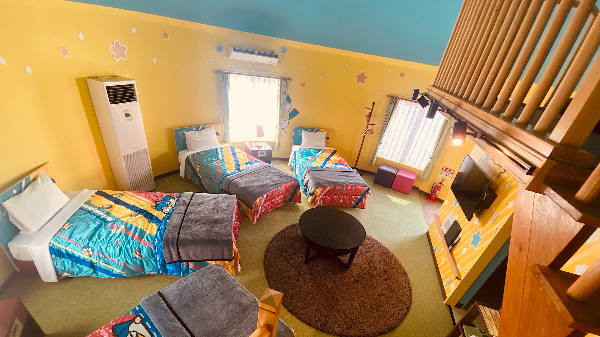 Phòng Gia đình Olive Tree Guest Room (4 giường có gác xép)