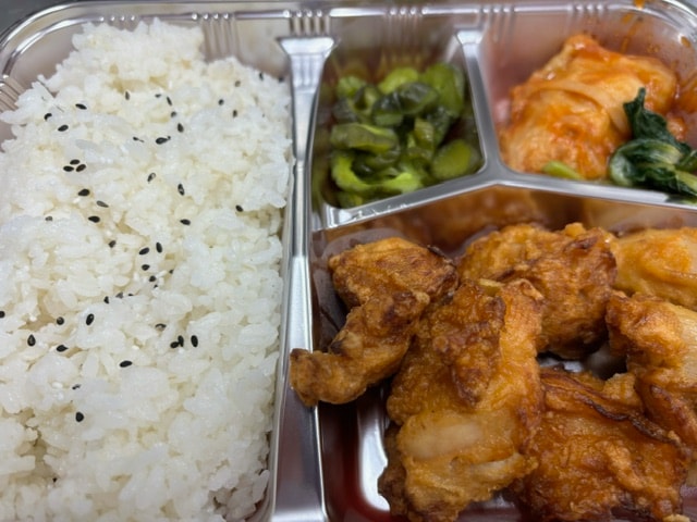Fried chicken lunch box