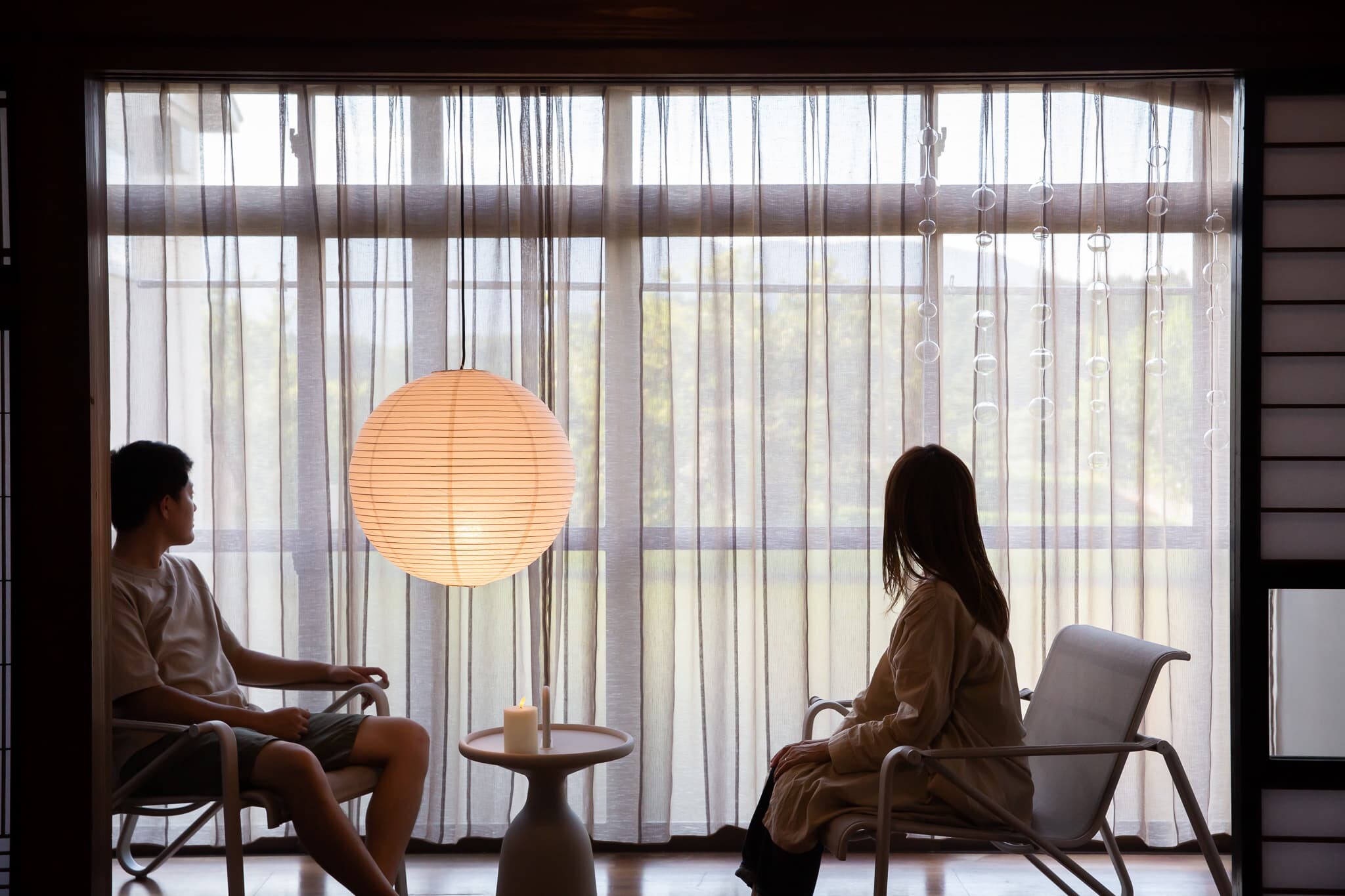 Rekishi (wide veranda) You can relax in a space lit by large lights.