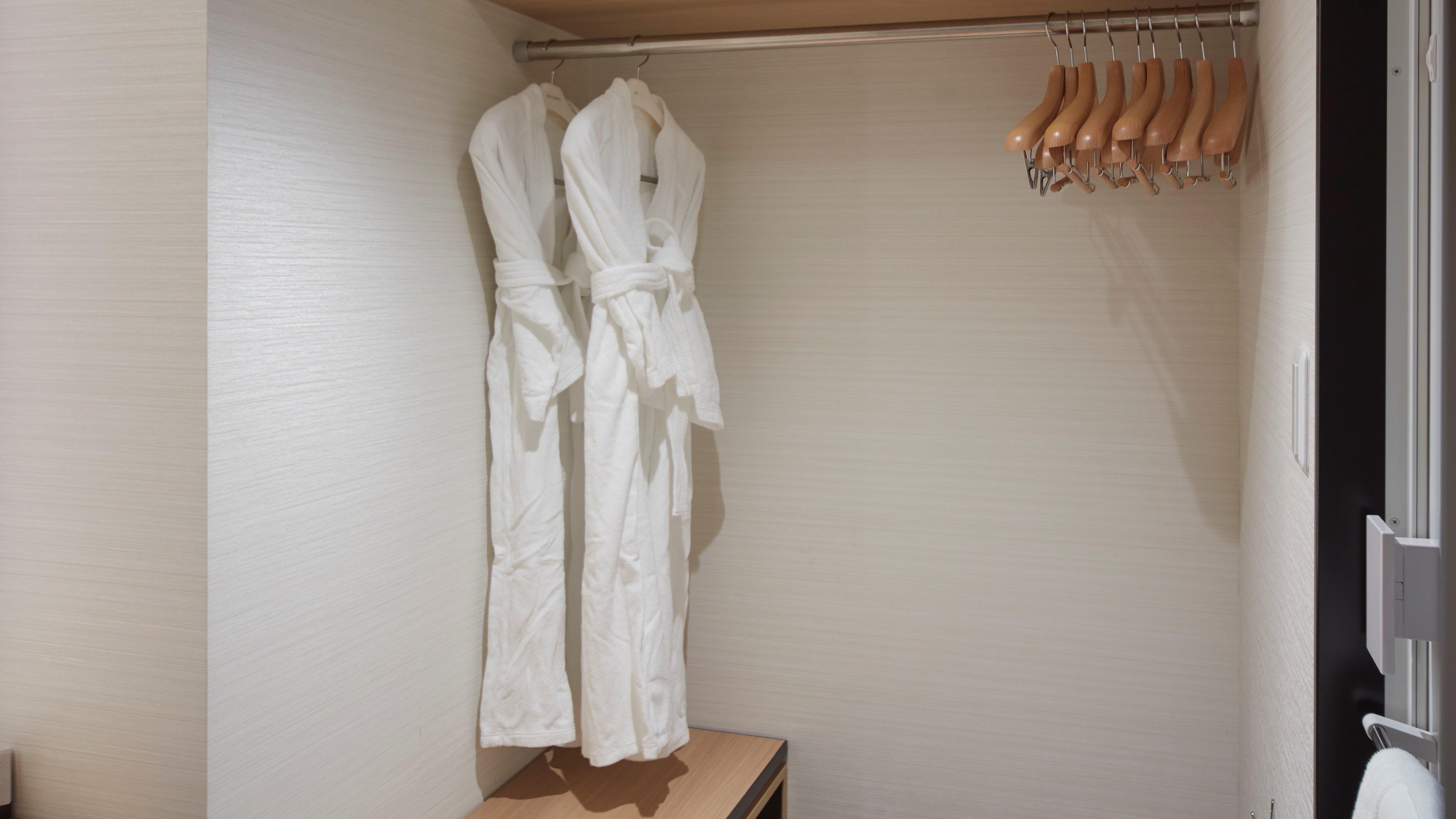 Special bathrobes in the suite