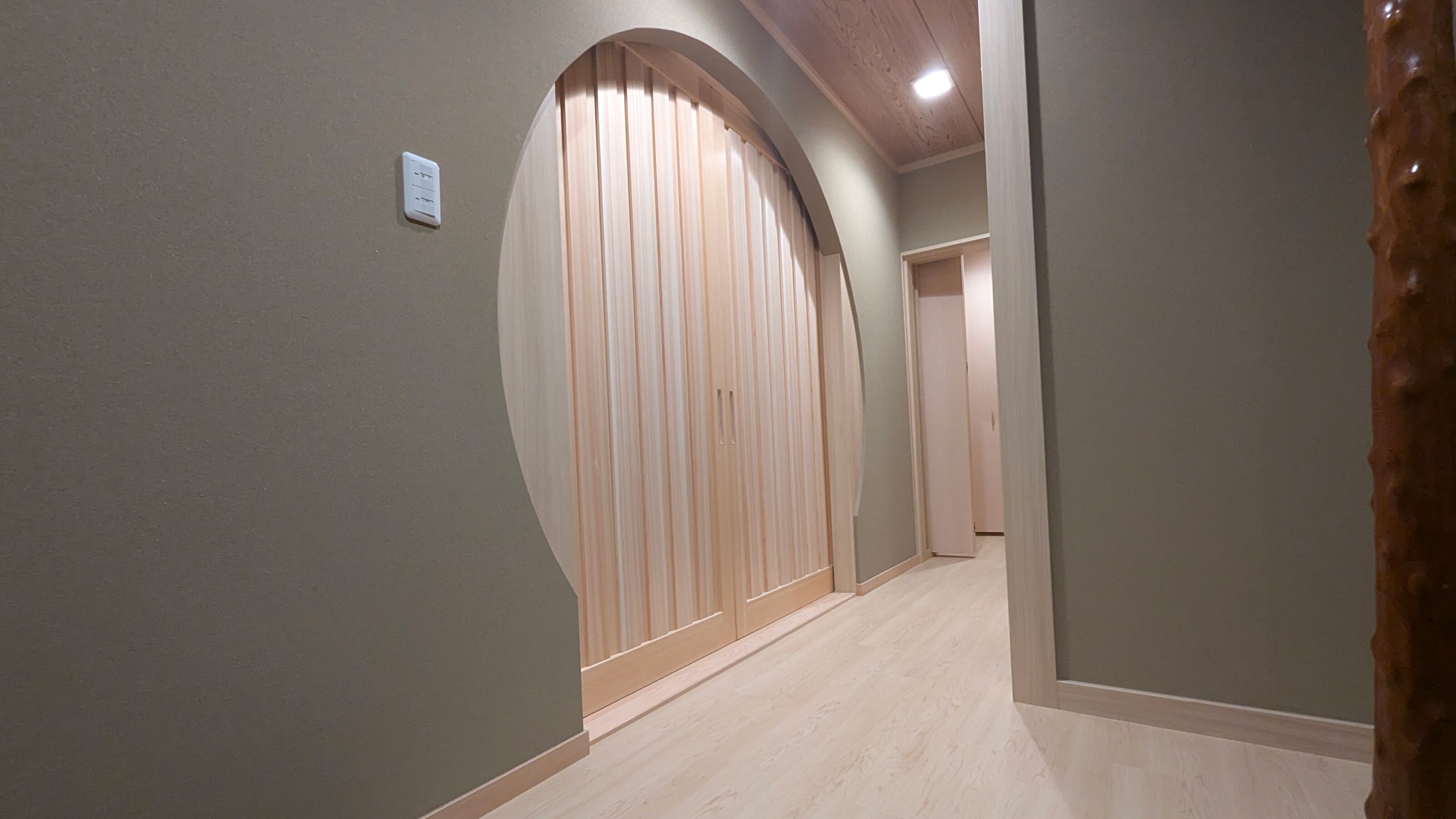 Entrance to the main room of the new guest room "Chinowa Room Minogawa"