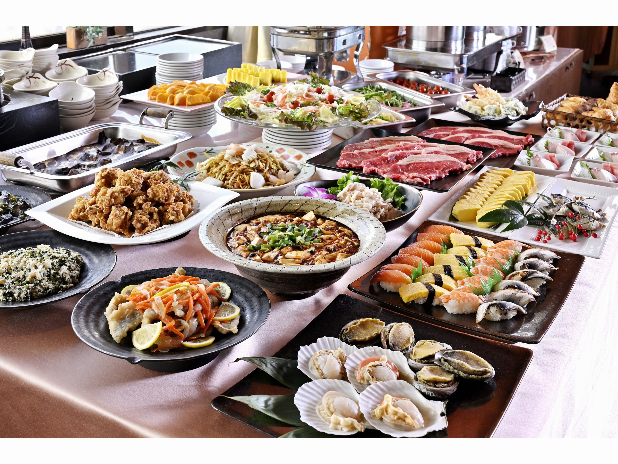 Ẩm thực buffet - nhiều lựa chọn