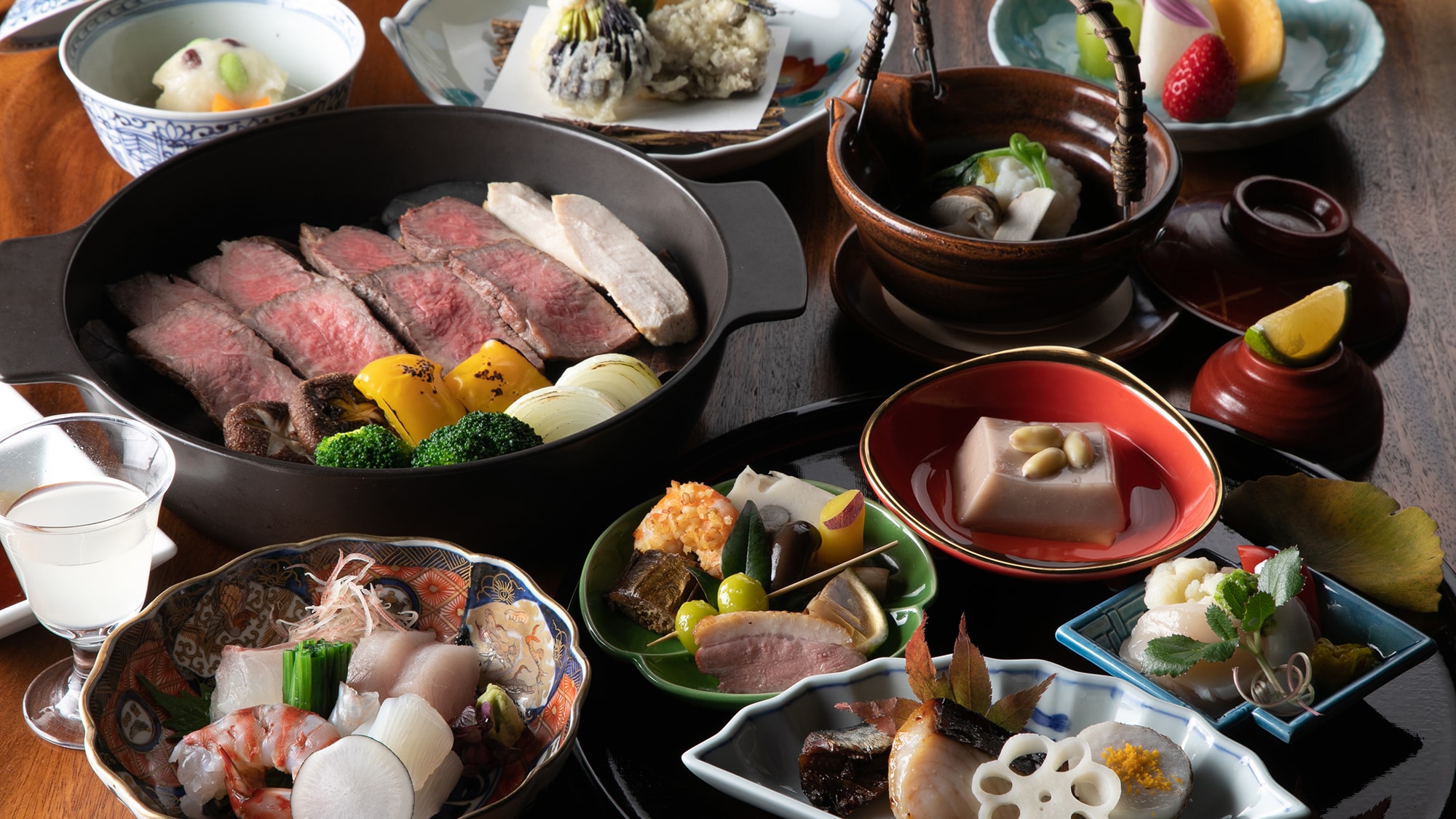 [Supper example] Monthly creation "Yuzu Kaiseki" that makes the best use of the seasonal feeling of seasonal ingredients
