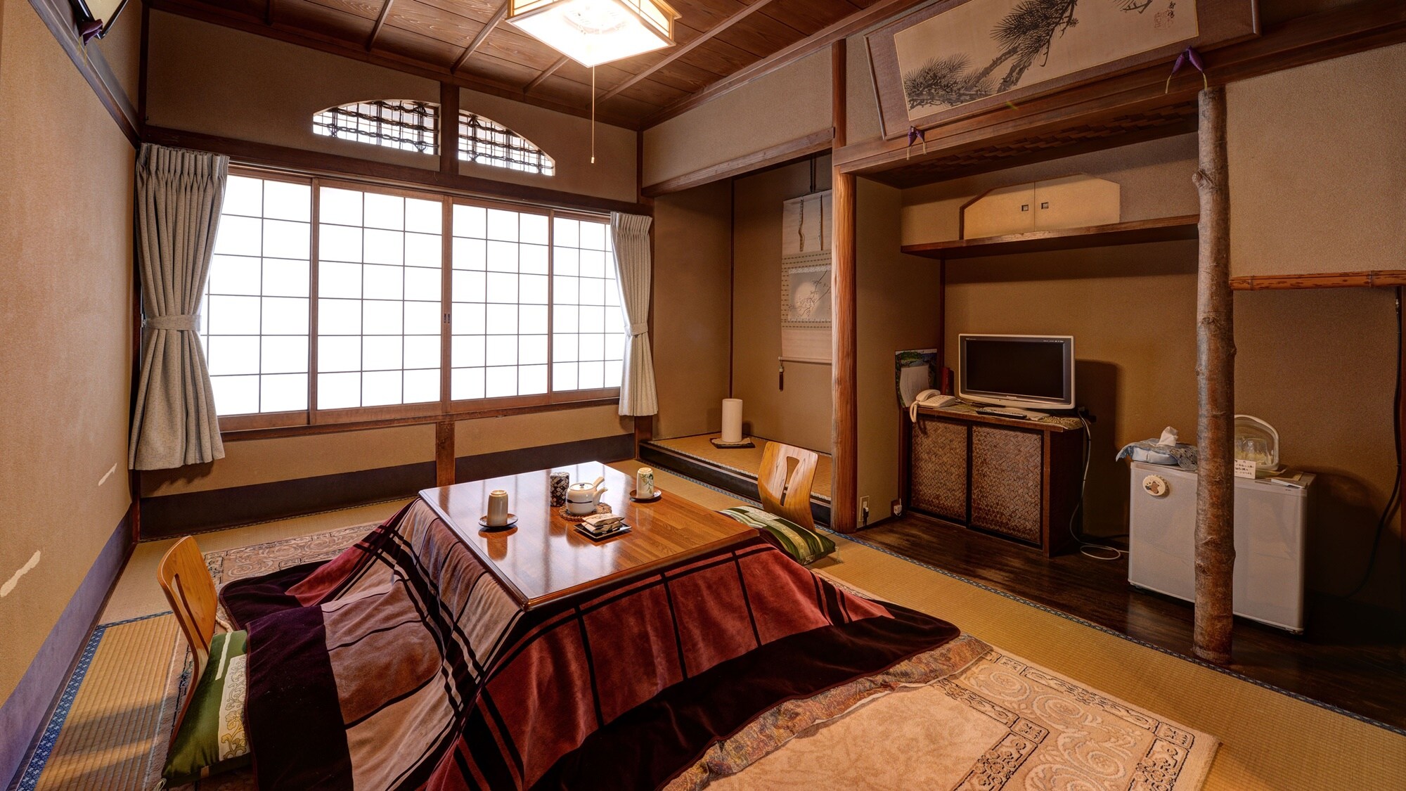* [Kamar bergaya Jepang dengan 6 tikar tatami] Nikmati cita rasa konstruksi kayu.