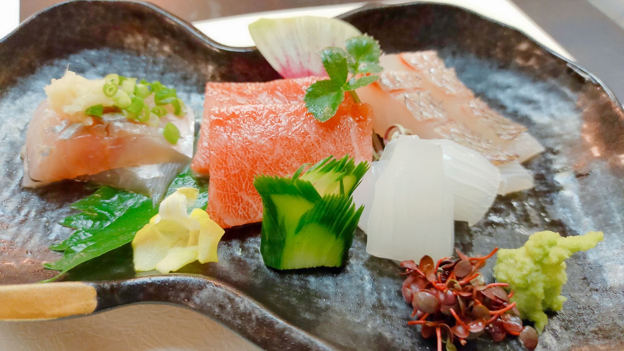 เมนูอาหารค่ำแบบไคเซกิ (ตัวอย่าง)