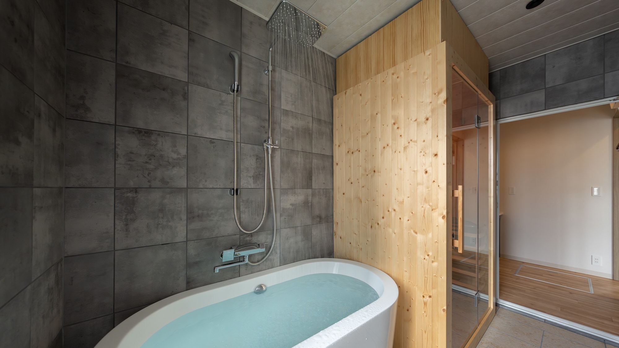 [Vila dengan sauna pribadi] Kamar mandi