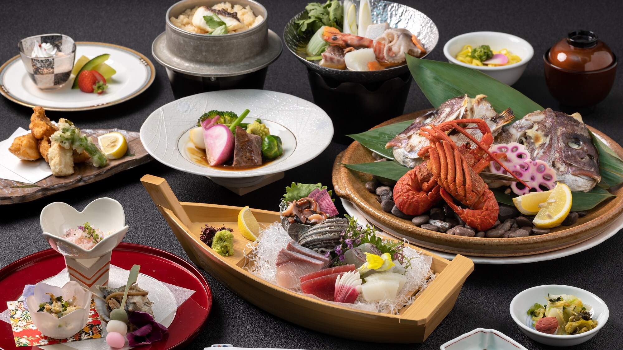 【潮騷的餐】更加奢華。嚴選正宗懷石料理