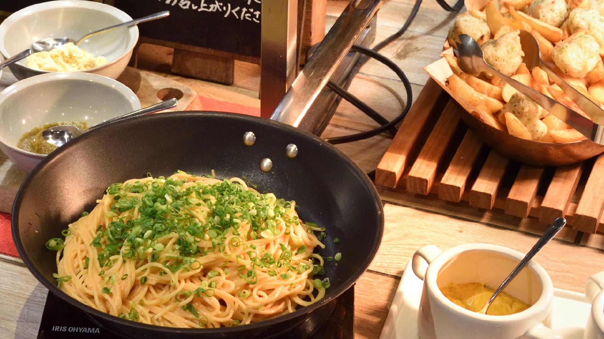 Example of breakfast buffet (Salvatore Cuomo Market, Building 1)